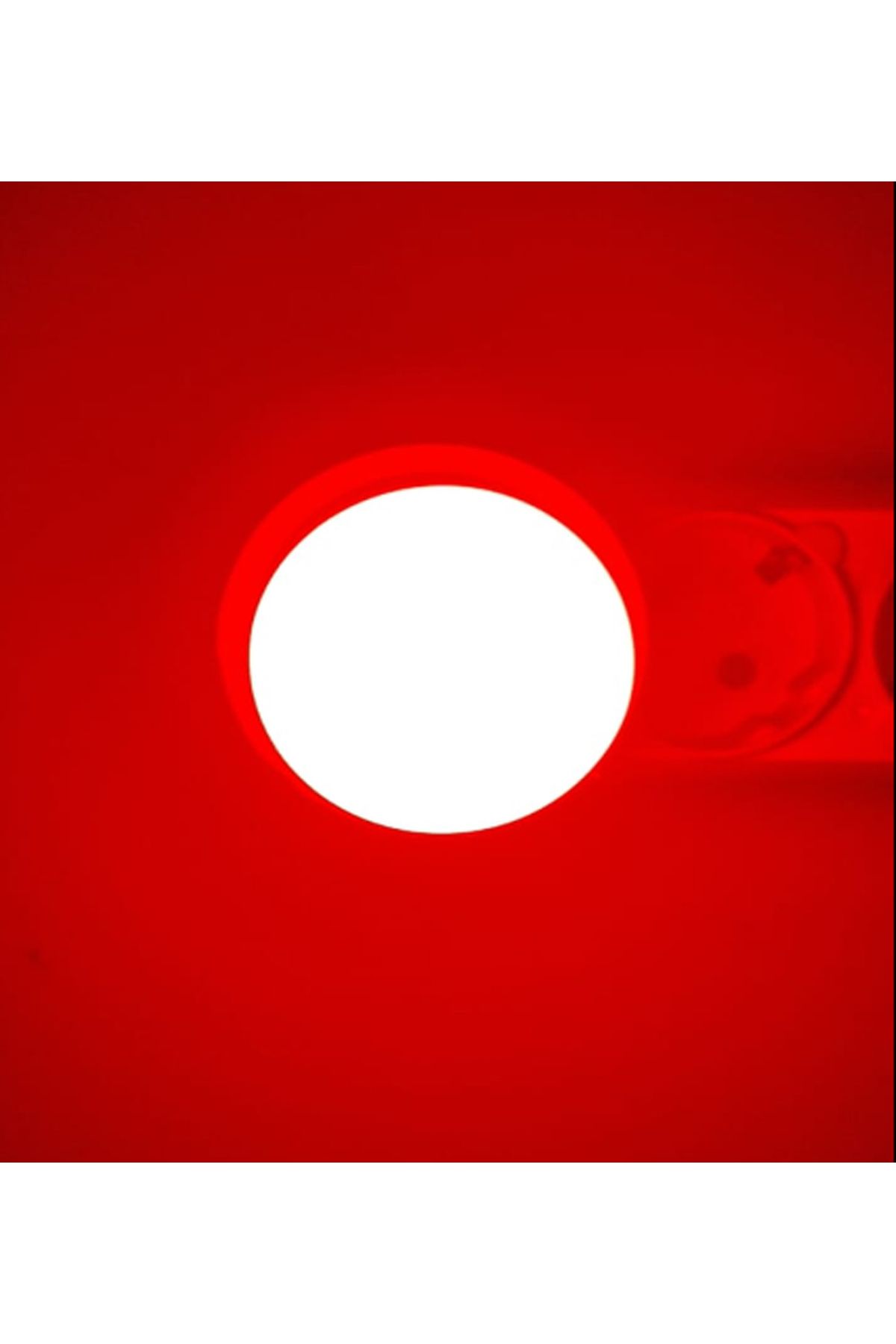 PUFFIN KIRMIZI 3 WATT E-27 DUY LED GECE LAMBASI 1 ADET