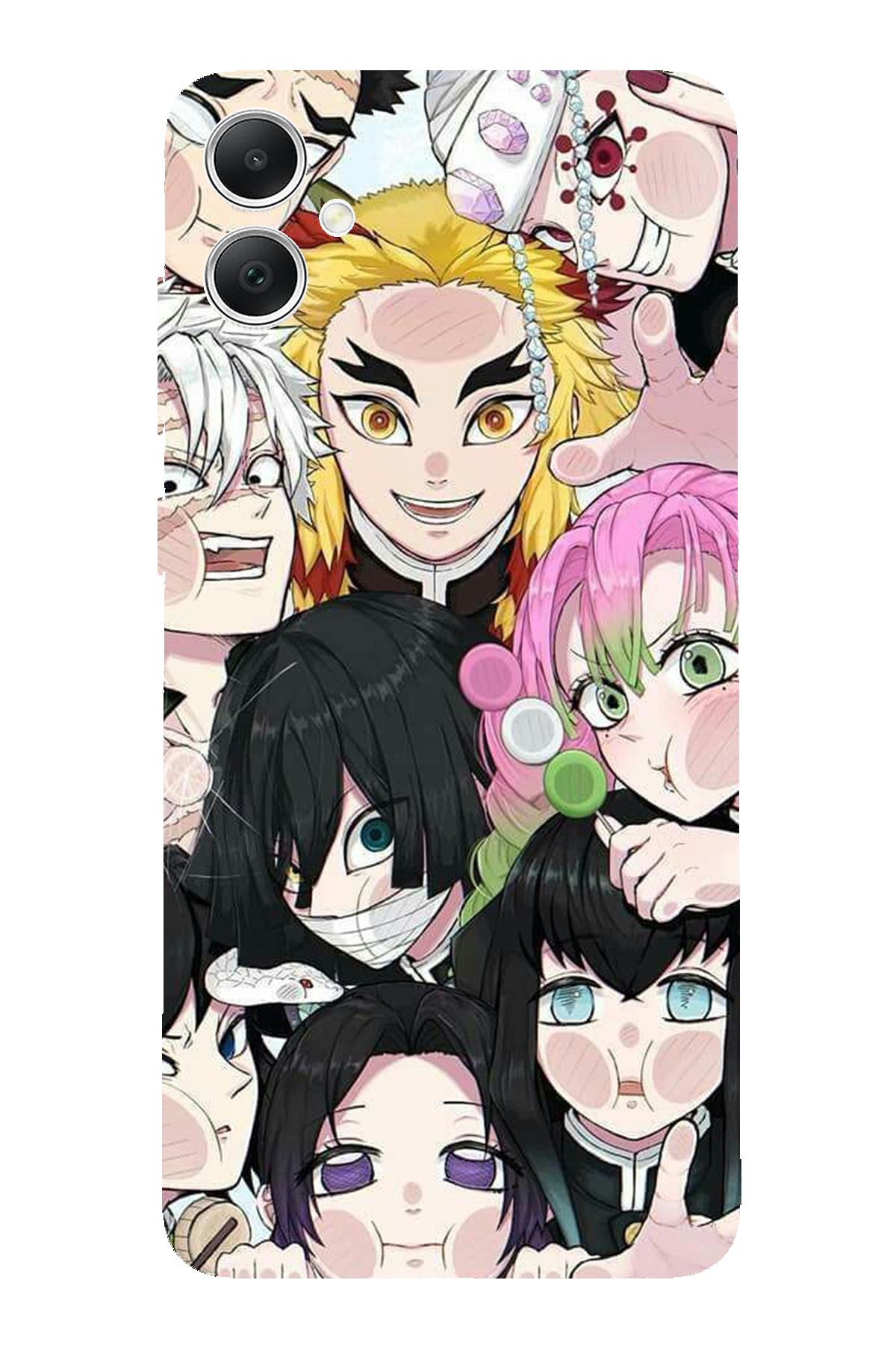 TechTree Samsung Galaxy A05 Uyumlu Demon Slayer Manga Şeffaf Silikon Kılıf