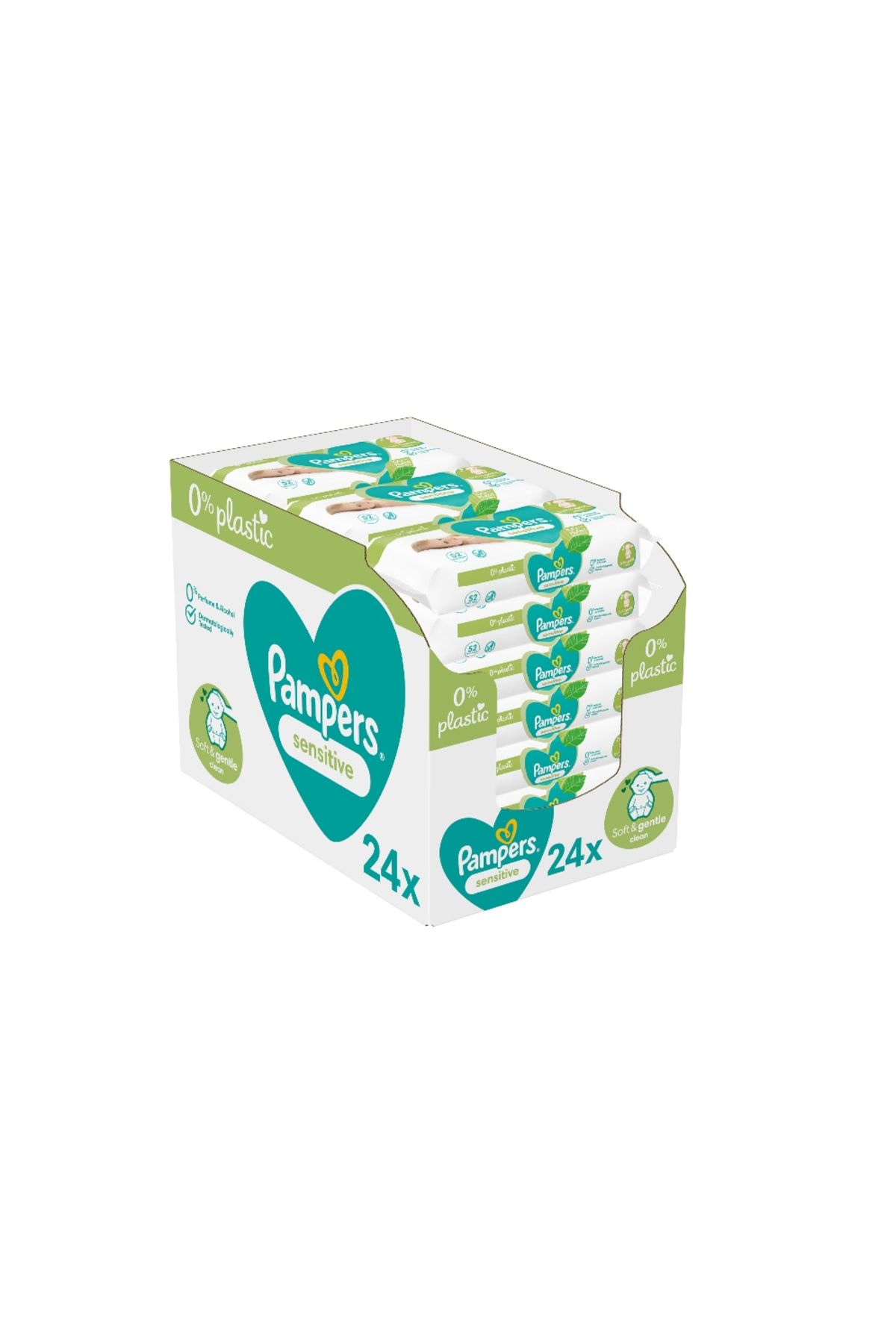 Pampers Sensitive Servetele Umede 24 X 52, 1248 Bucati - One Size