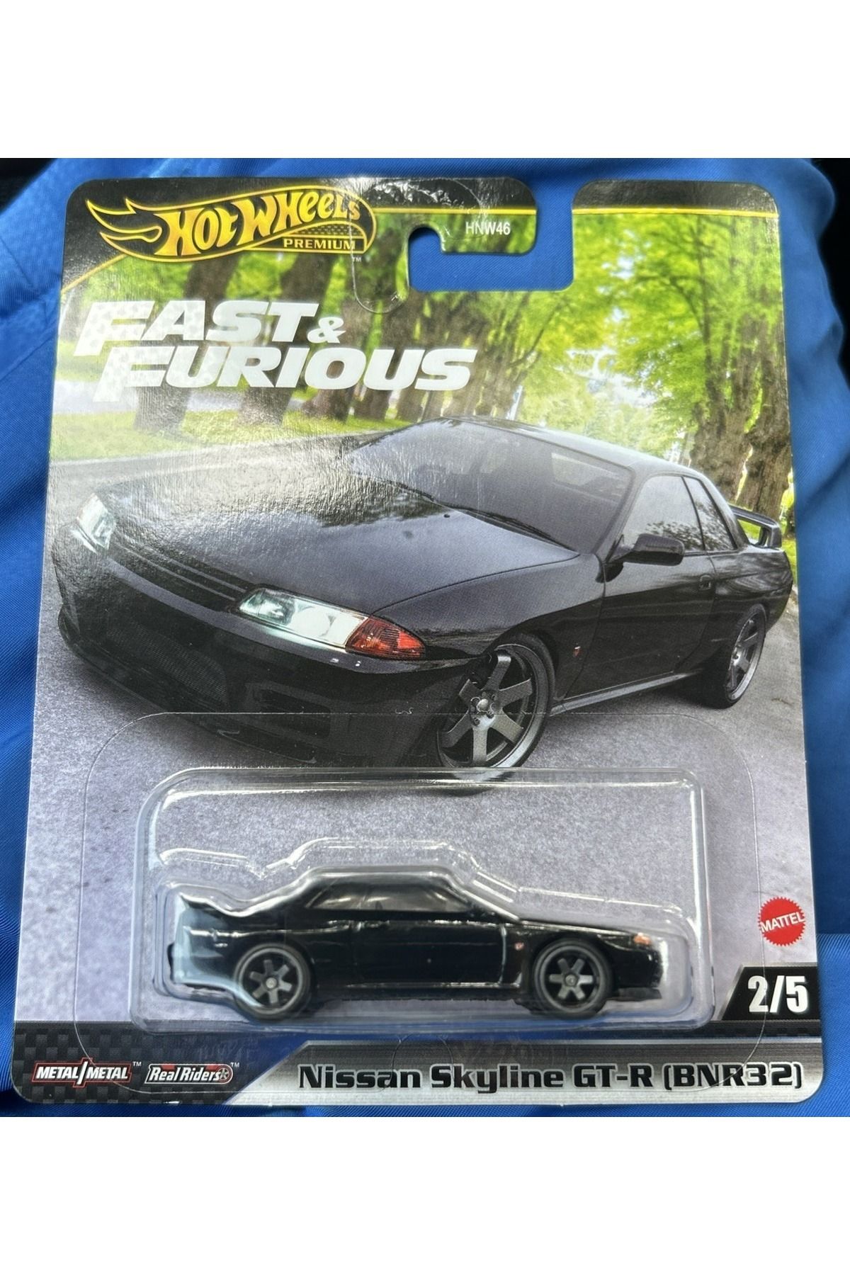 HOT WHEELS Premium Fast & Furious Nissan Skyline GT-R (BNR32) – Metal Gövde – 1:64 Diecast