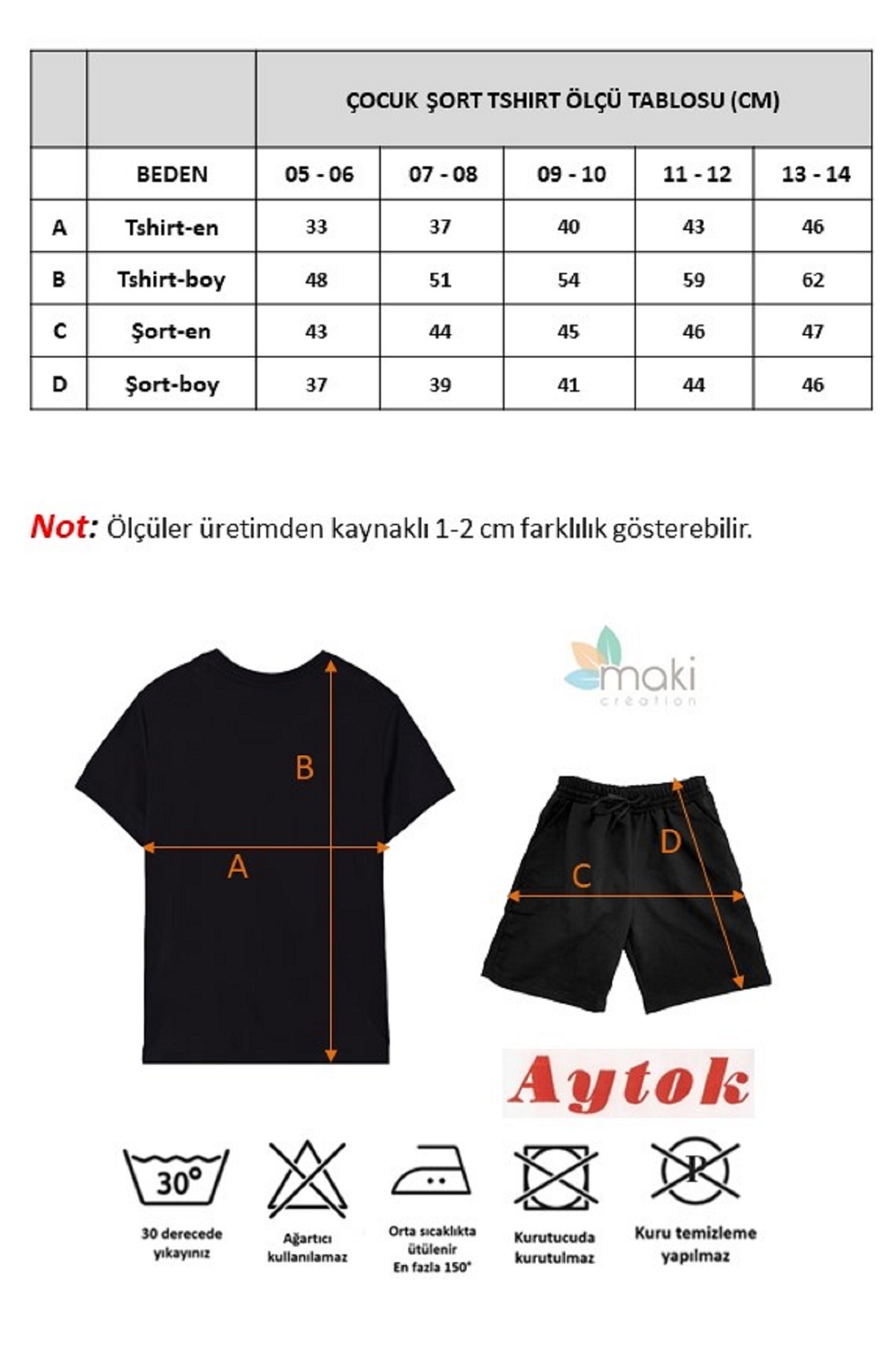 makiteks 2'li Set Baskılı Erkek Çocuk Pamuk Şort Tshirt Takım