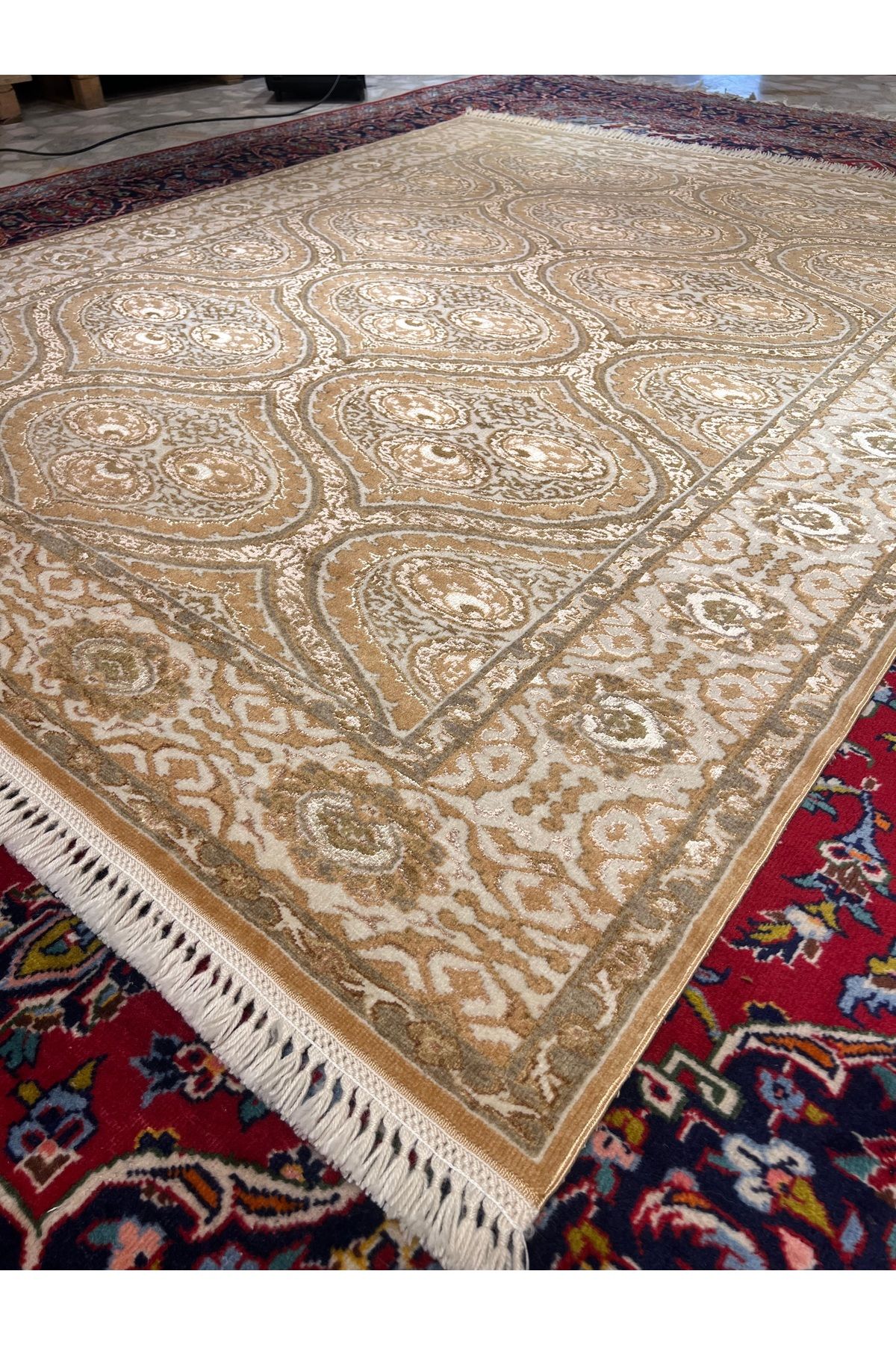 RD RAMAZAN DAĞ EL HALI SANATI El Dokuma Has Halı Dokuması Birinci Sınıf Kalite Muhteşem Bir Eser Ebat 226x173