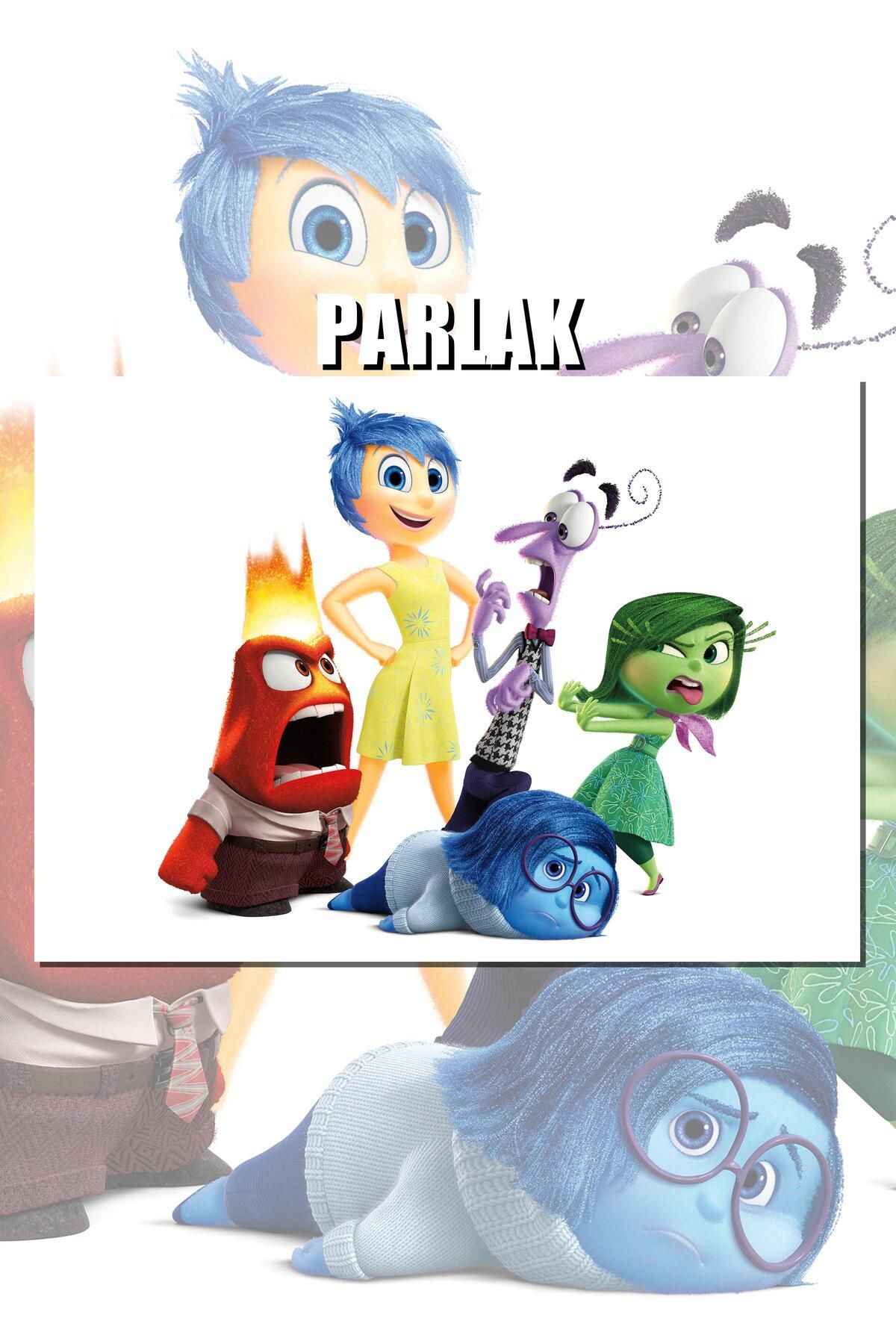 CALLWOOD Ters Yüz, Inside Out Çerçevesiz Animasyon Film Posteri - Duvar Kağıdı Yüksek Kaliteli Baskı