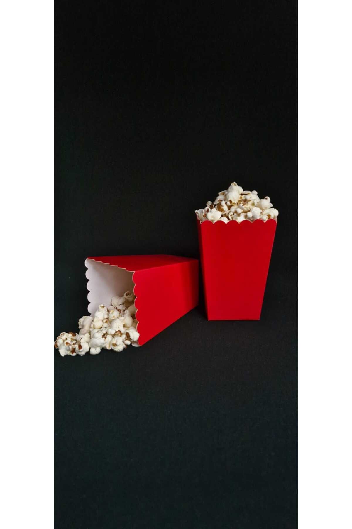 Nenya KIRMIZI RENKLİ 8'Lİ MISIR/POPCORN/CİPS/ŞEKERLEME KUTUSU