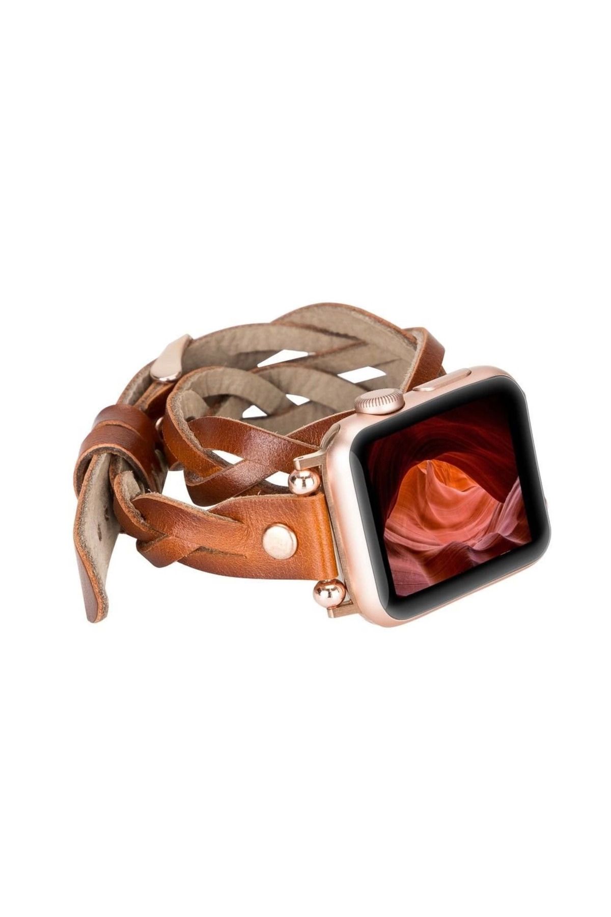 Angoravi Apple Watch Uyumlu Deri Kordon 38-40-41mm DT RT RST2EF