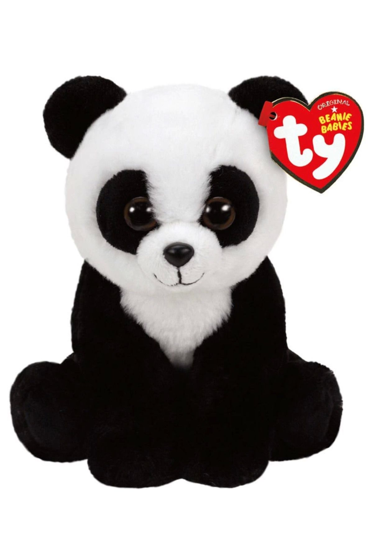 Angoravi TY Beanie Babies Baboo Panda Peluş 15 Cm