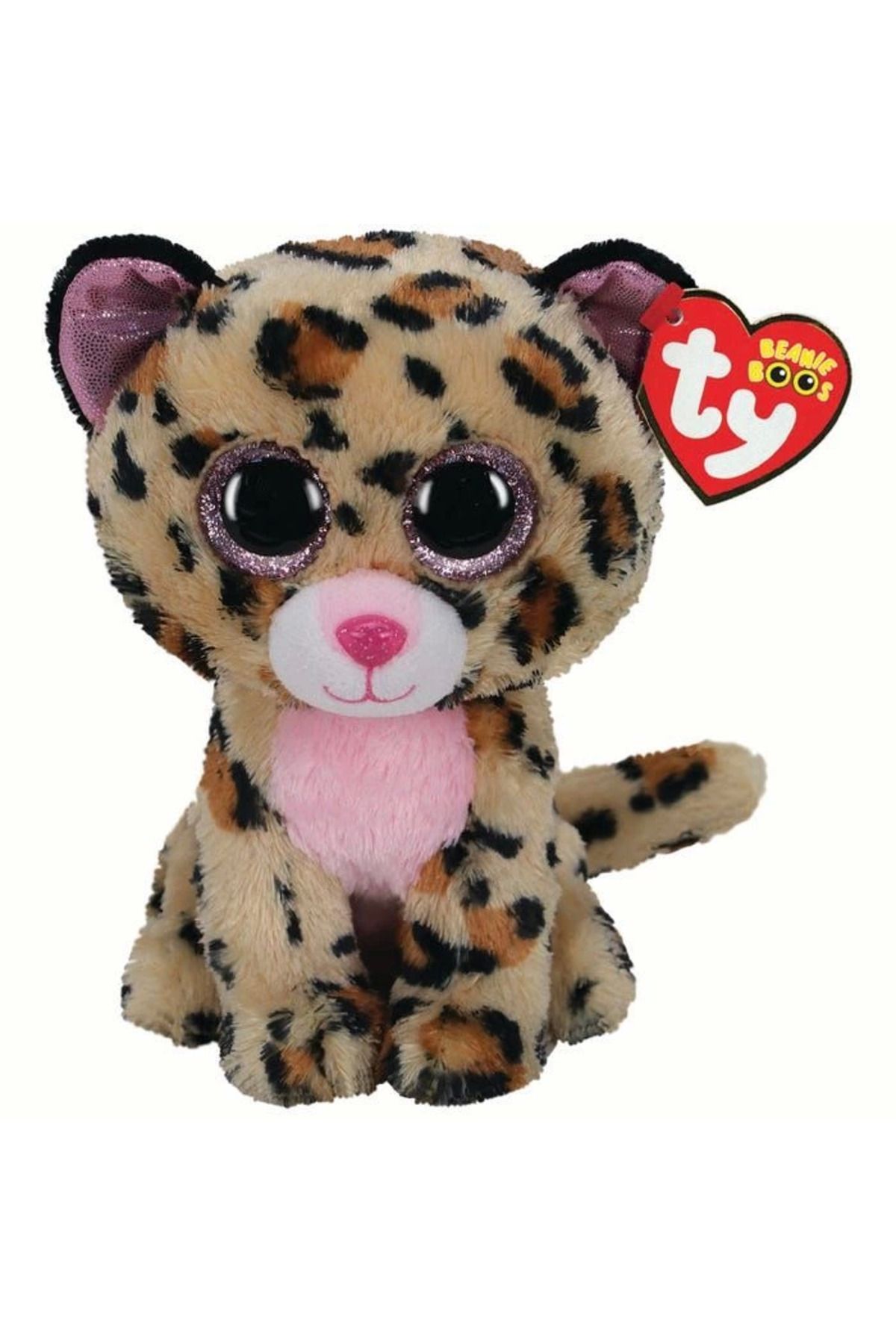 Angoravi TY Beanie Boos Kahverengi Benekli Peluş Leopar Livvie 22 cm