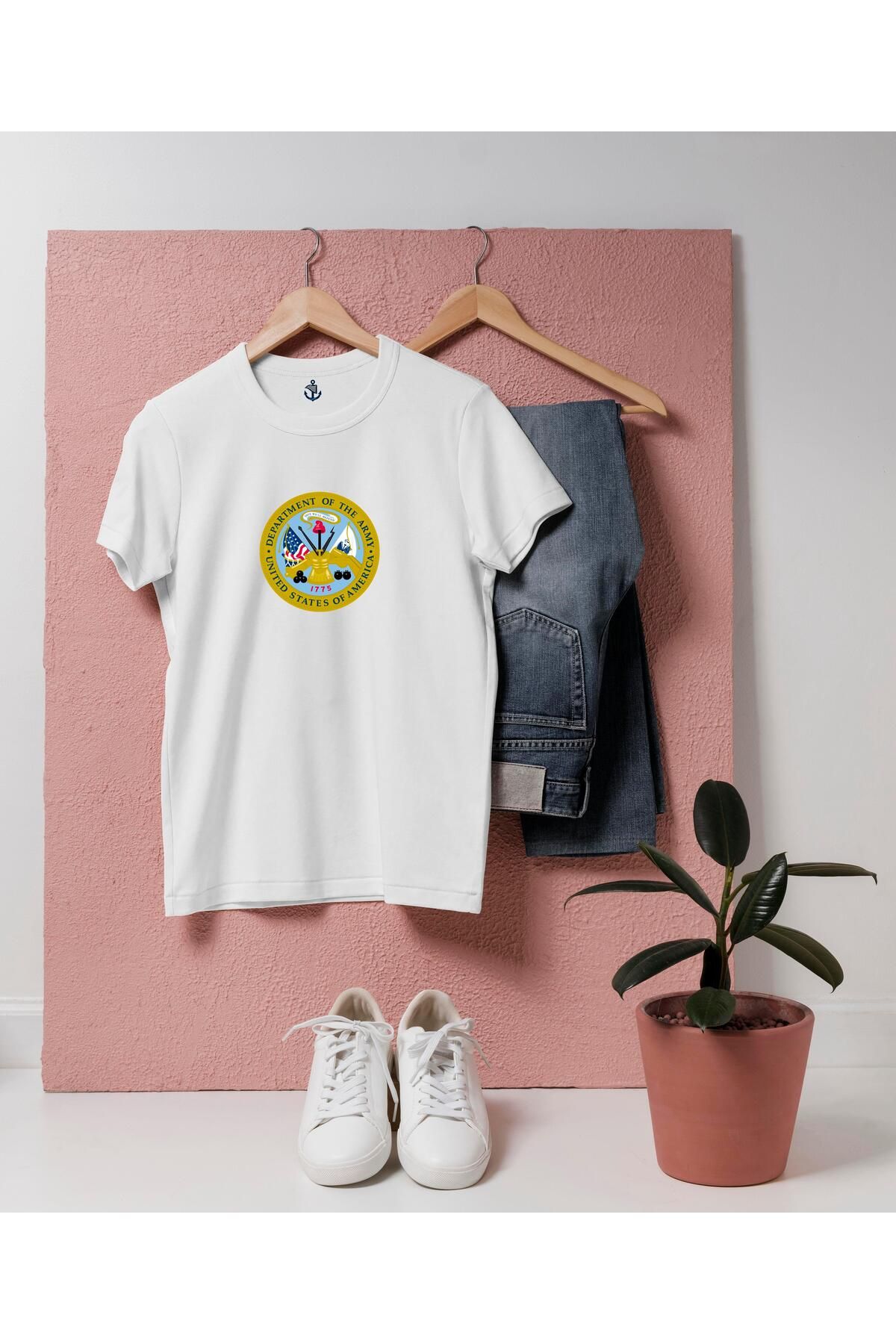 bahriyeli.jpeg Oversize USA Department of Army Tasarım unisex T-shirt