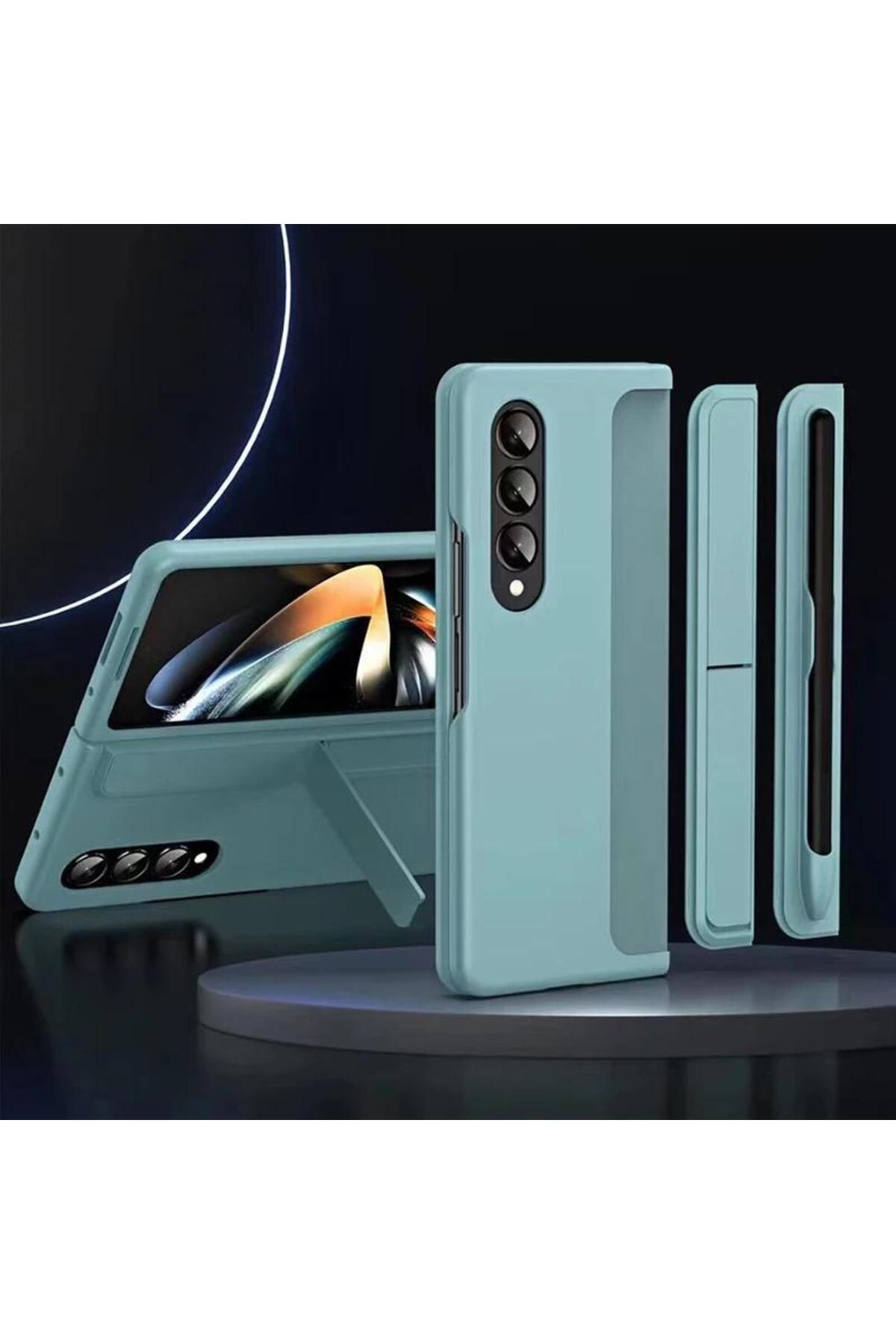 PANDATECH Samsung Z Fold 6 Uyumlu Cam Korumalı Telefon Koruyucu Kılıf