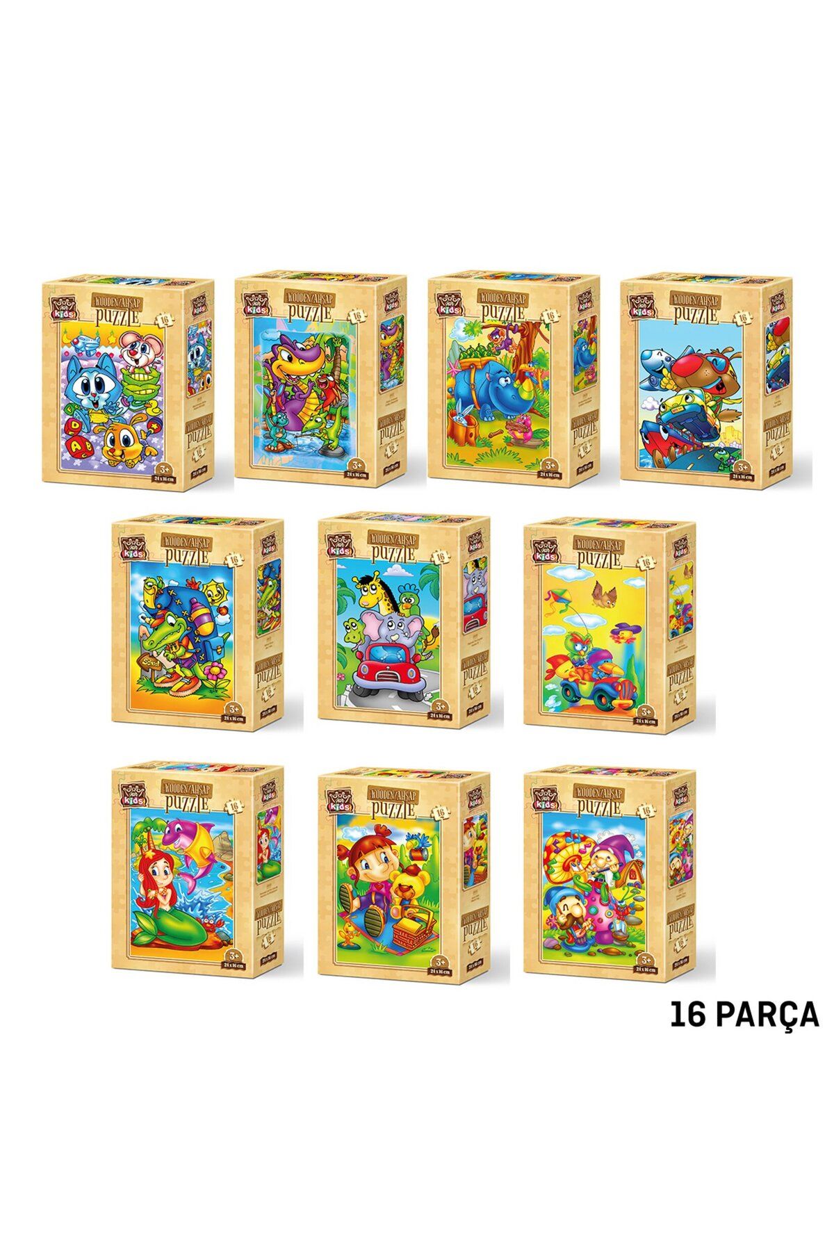 MATMEL Art Kids Ahşap Puzzle