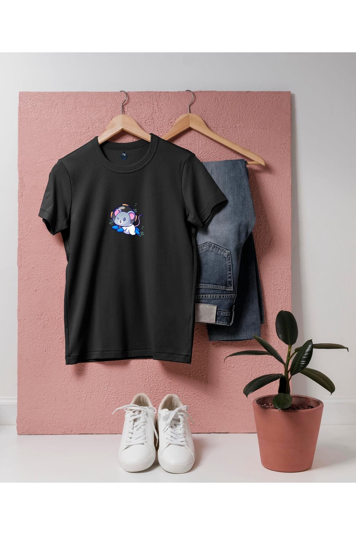 bahriyeli.jpeg Oversize Mini Fare Dalgıç Tasarım unisex T-shirt