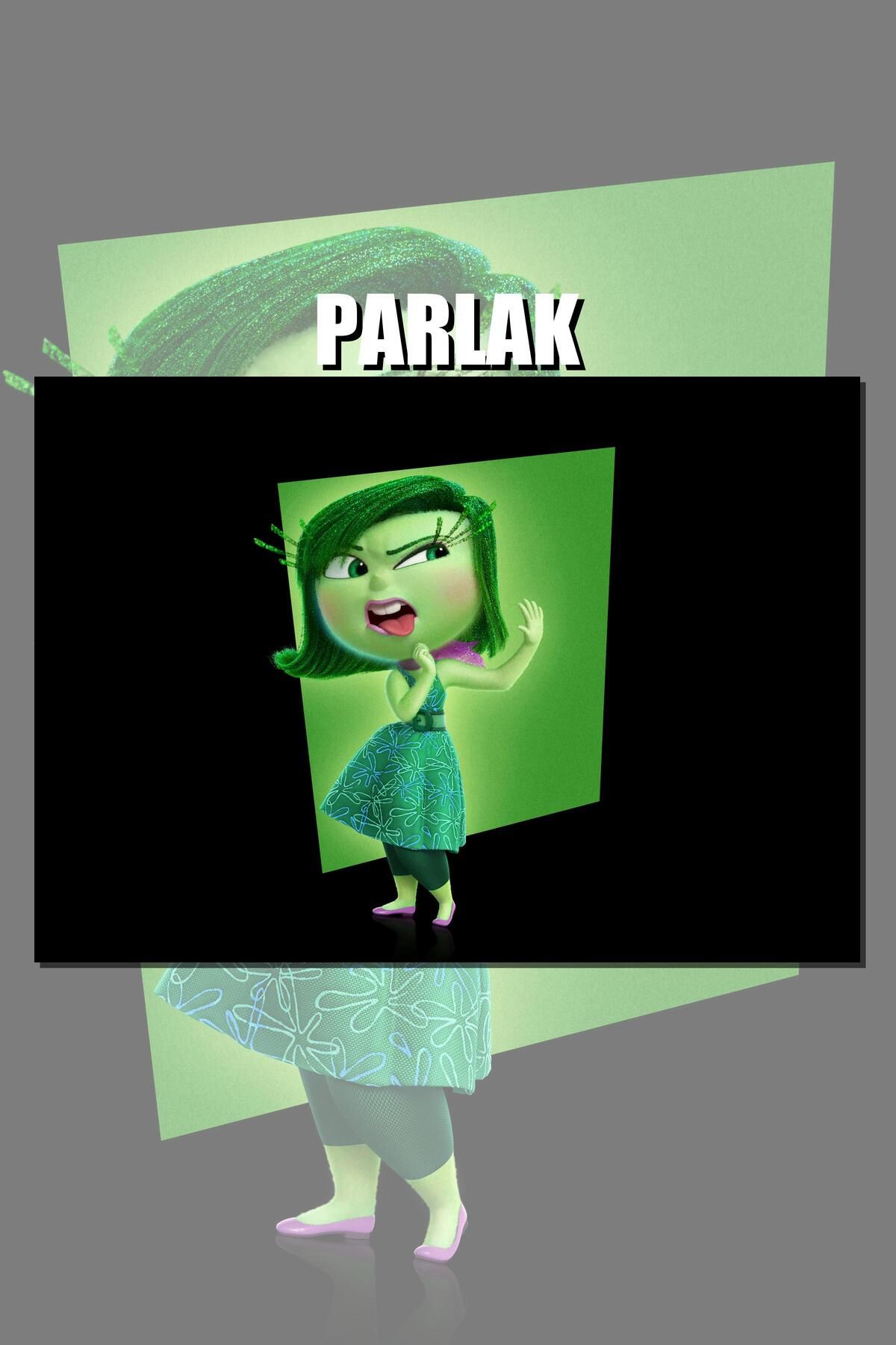 CALLWOOD Ters Yüz, Inside Out Çerçevesiz Animasyon Film Posteri - Duvar Kağıdı Yüksek Kaliteli Baskı