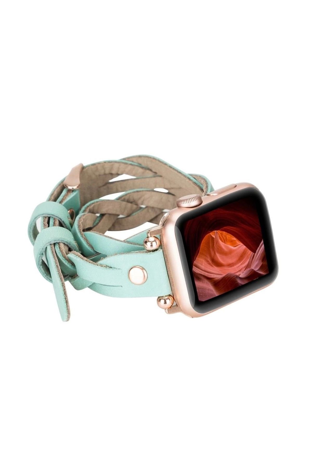 Angoravi Watch Uyumlu Deri Kordon 38-40-41mm DT RT BRN7