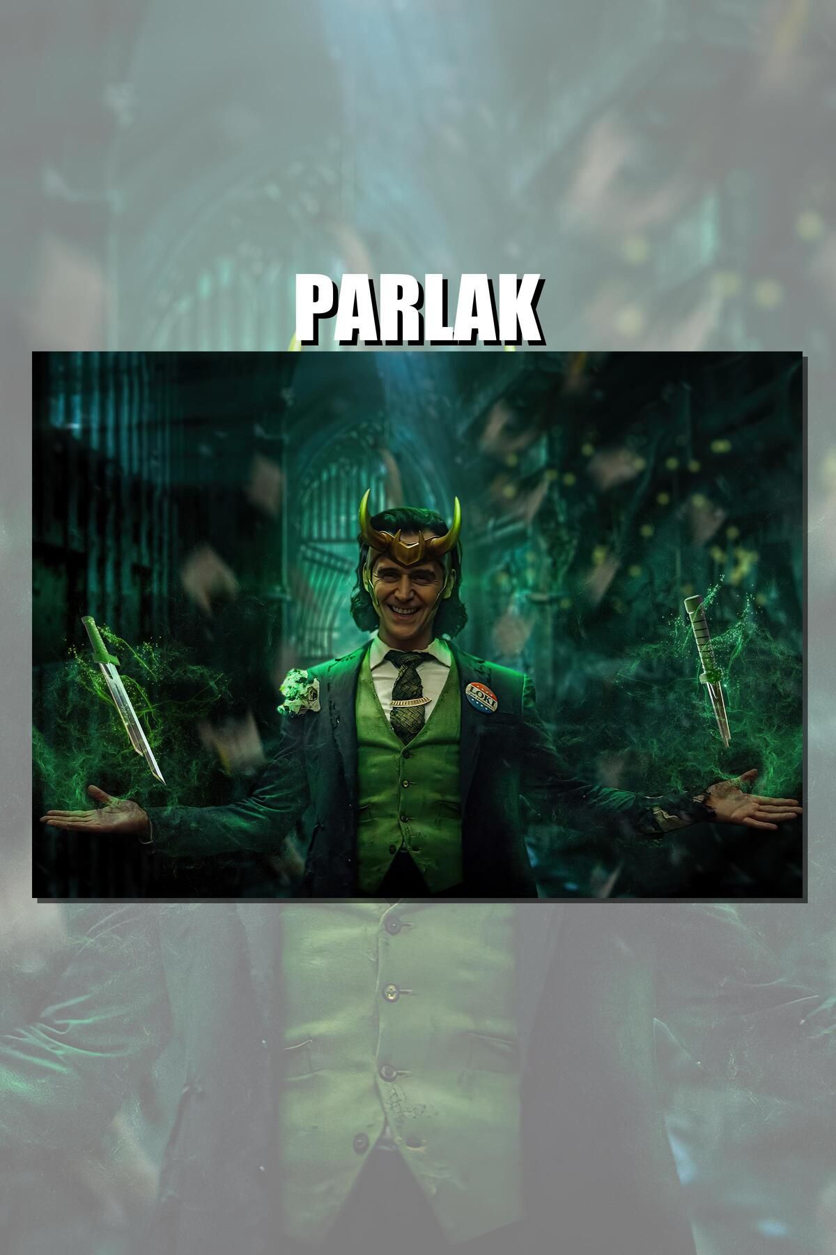 CALLWOOD Loki Çerçevesiz Dizi Posteri - Duvar Kağıdı Yüksek Kaliteli Baskı