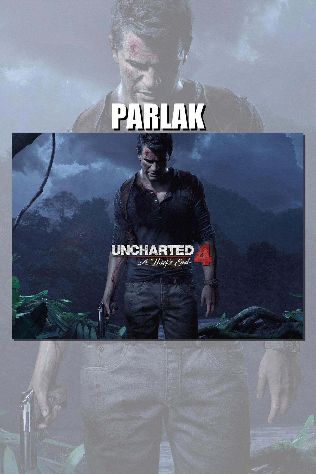 CALLWOOD Uncharted Serisi Çerçevesiz Oyun Posteri - Duvar Kağıdı Yüksek Kaliteli Baskı
