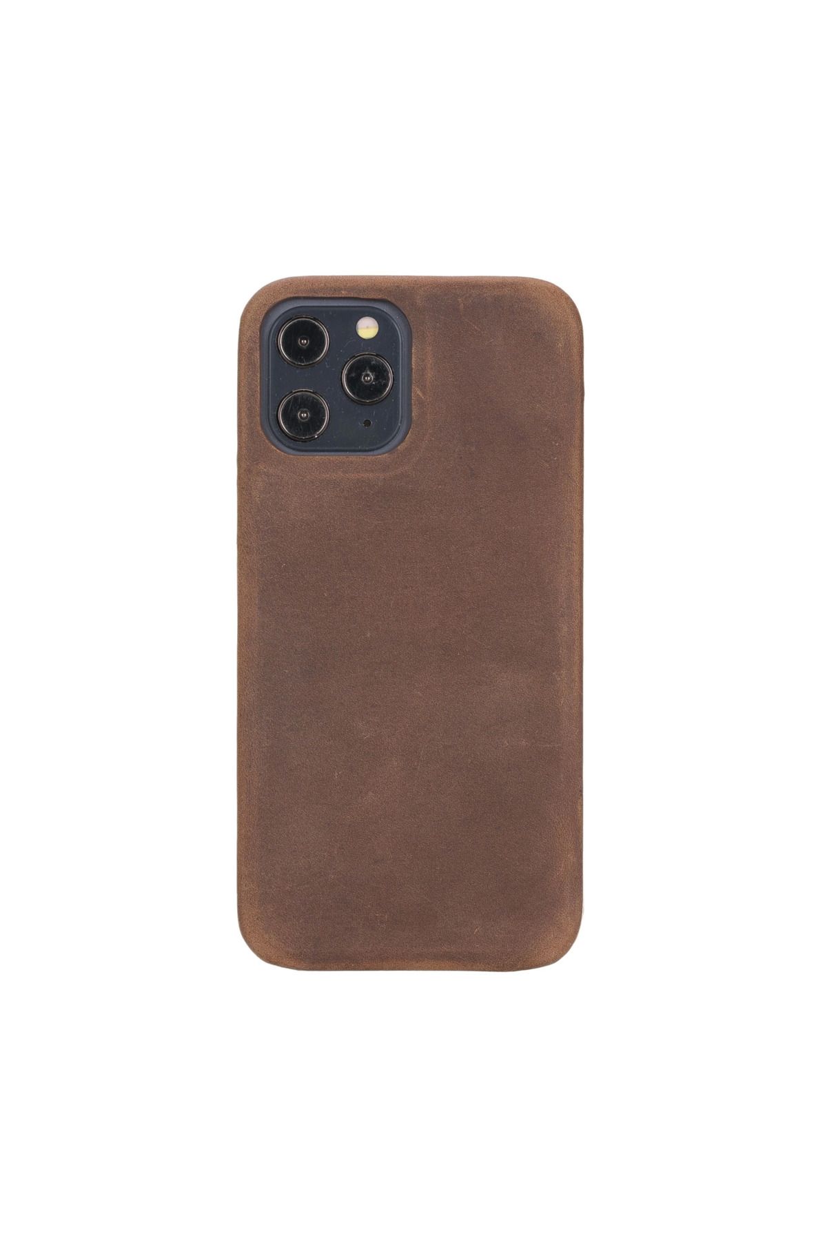 Angoravi Apple iPhone 12 Pro Max Uyumlu Deri Arka Kapak F360 G2