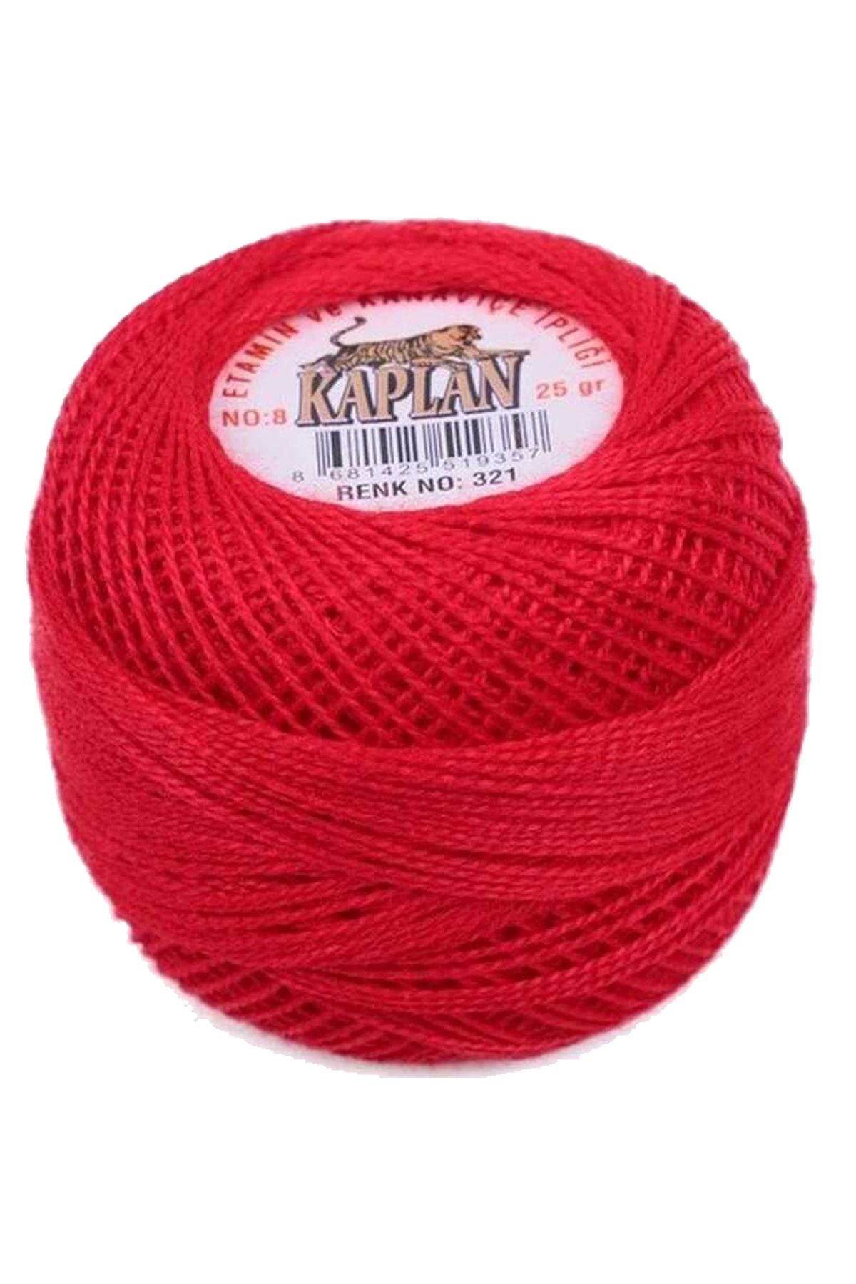 PRATİKOBA Kaplan Etamin Ve Kanaviçe İpi 8 No Kod/Renk: 321 - Royaleks