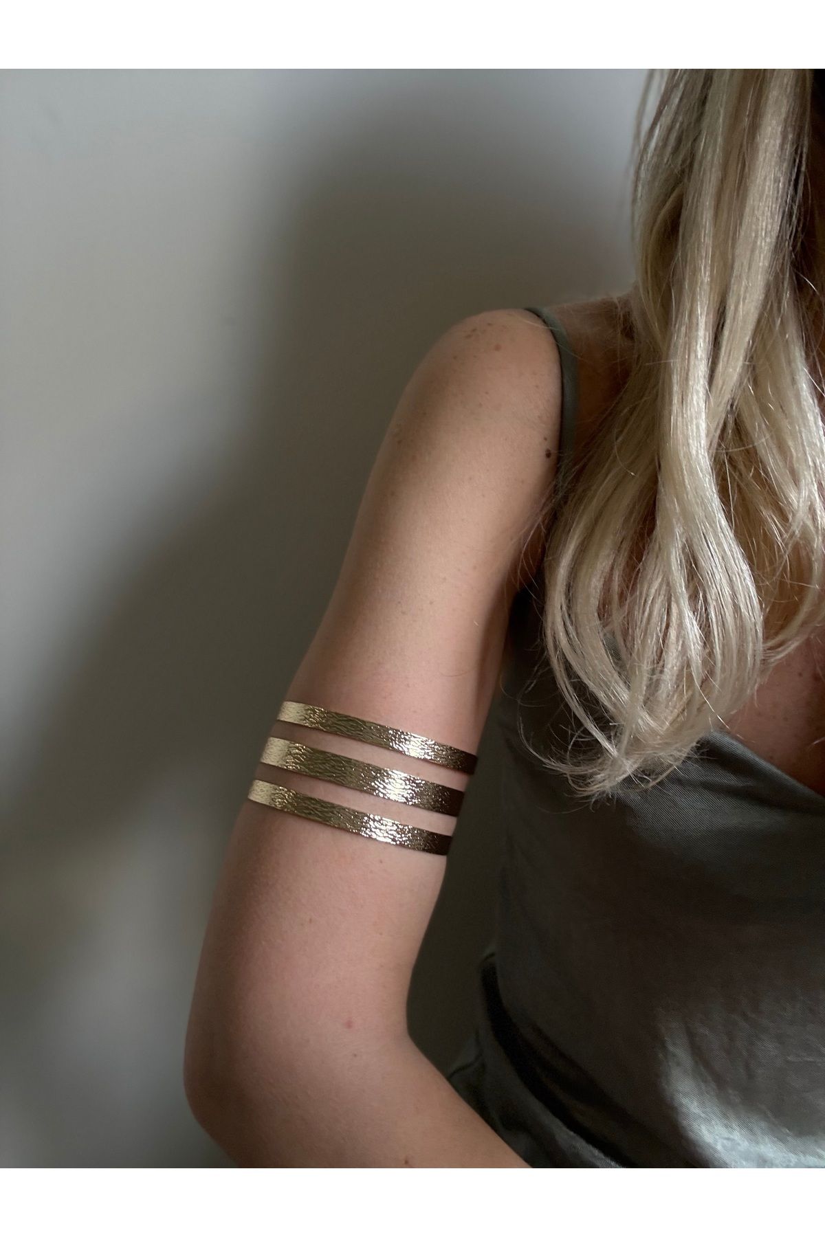 Rossetto Atelier Gold 3 Katlı Pazu Bilekliği Armcuff