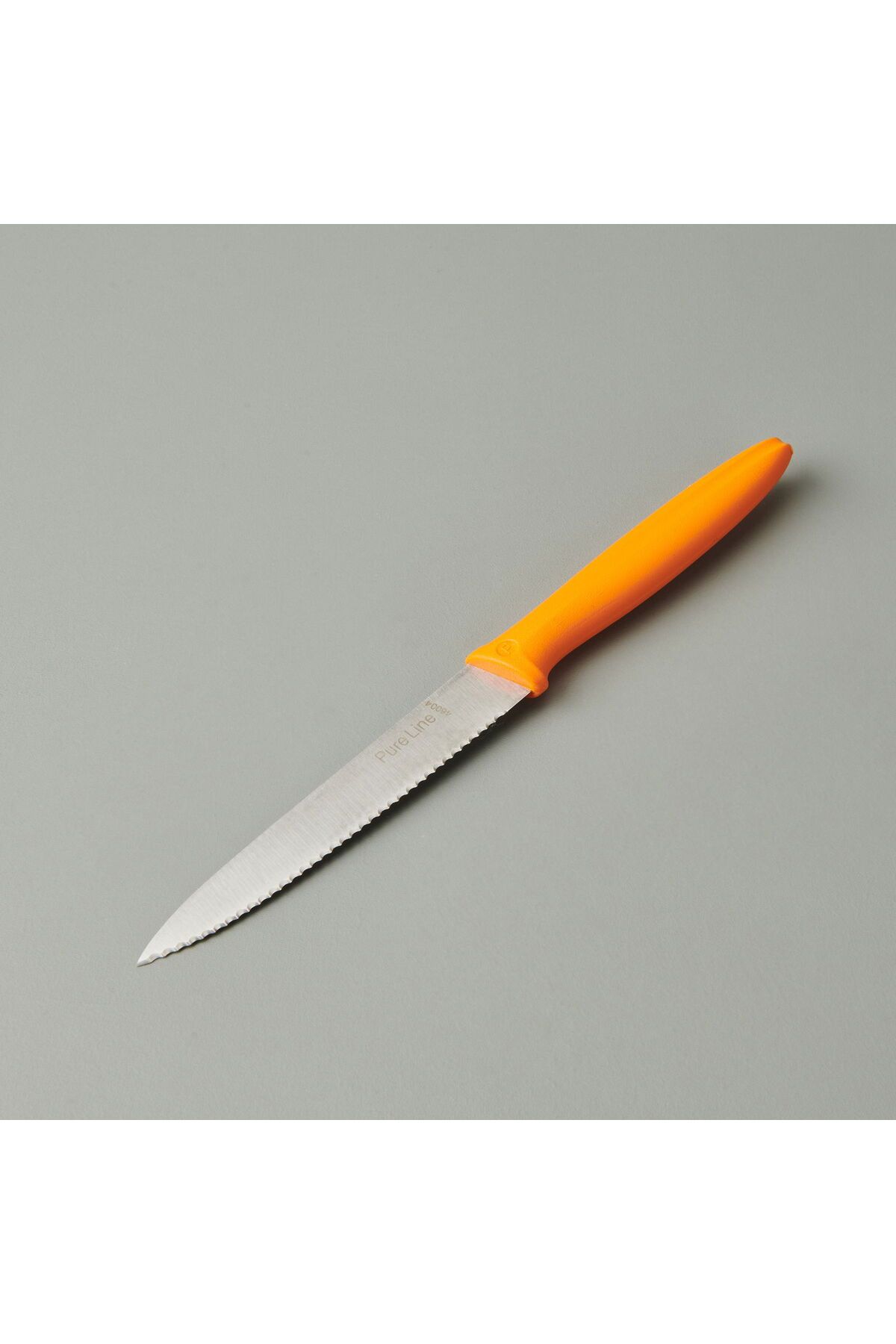 ASPARTAM Pirgee Dişli Sebze Bıçağı - Turuncu - 12 cm