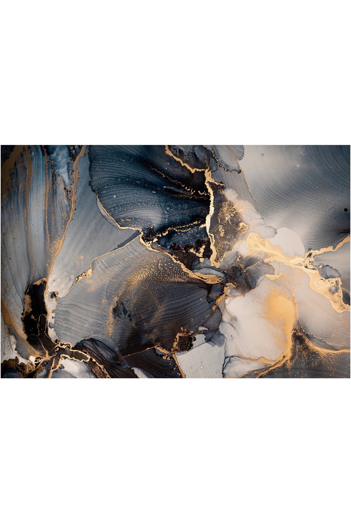 ve Tablou Canvas, Golden Marble Sunset 90 X 60, Multicolor - 90 x 60