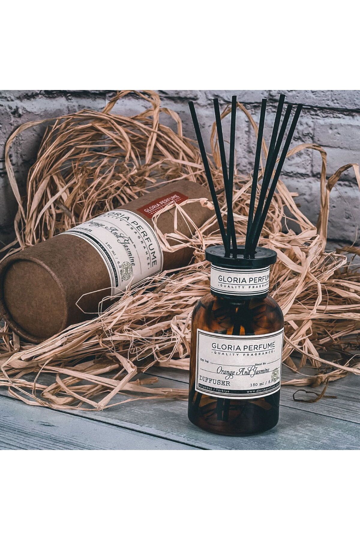 ASPARTAM Perfume Orange And Jasmine Bambu Çubuklu Oda Kokusu - 150 ml