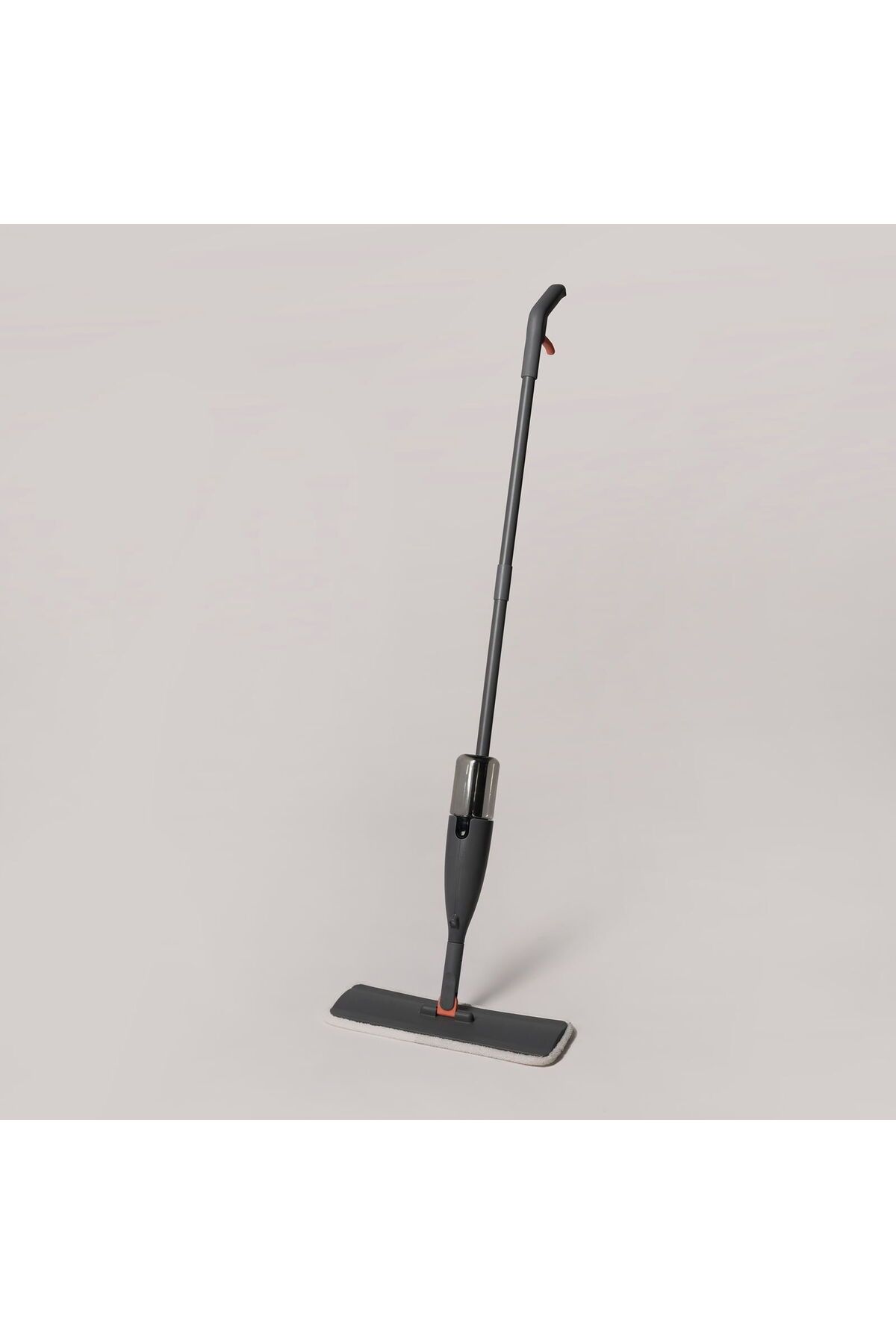 ASPARTAM Vallettaa Prandelli Sprey Mop ve 4 Adet Mikrofiber Mop Bez - Antrasit - 127 cm