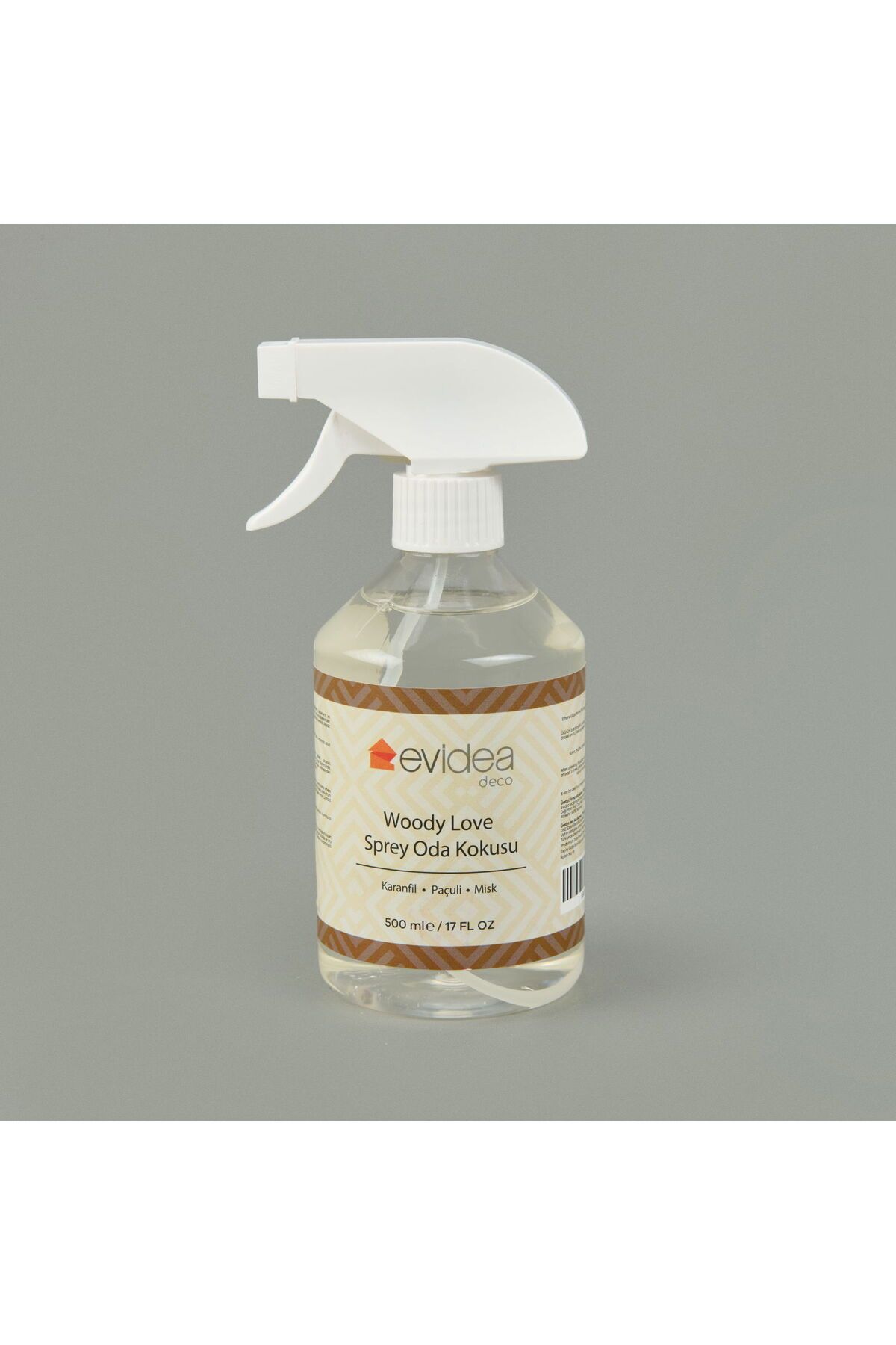 ASPARTAM Deco Woody Love Sprey Oda Kokusu - Şeffaf - 500 ml