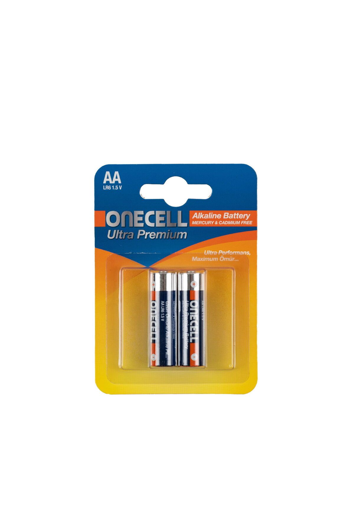 ASPARTAM Onecelll Ultra Premium Alkalin 1,5 V. 2'li AA Boy Pil