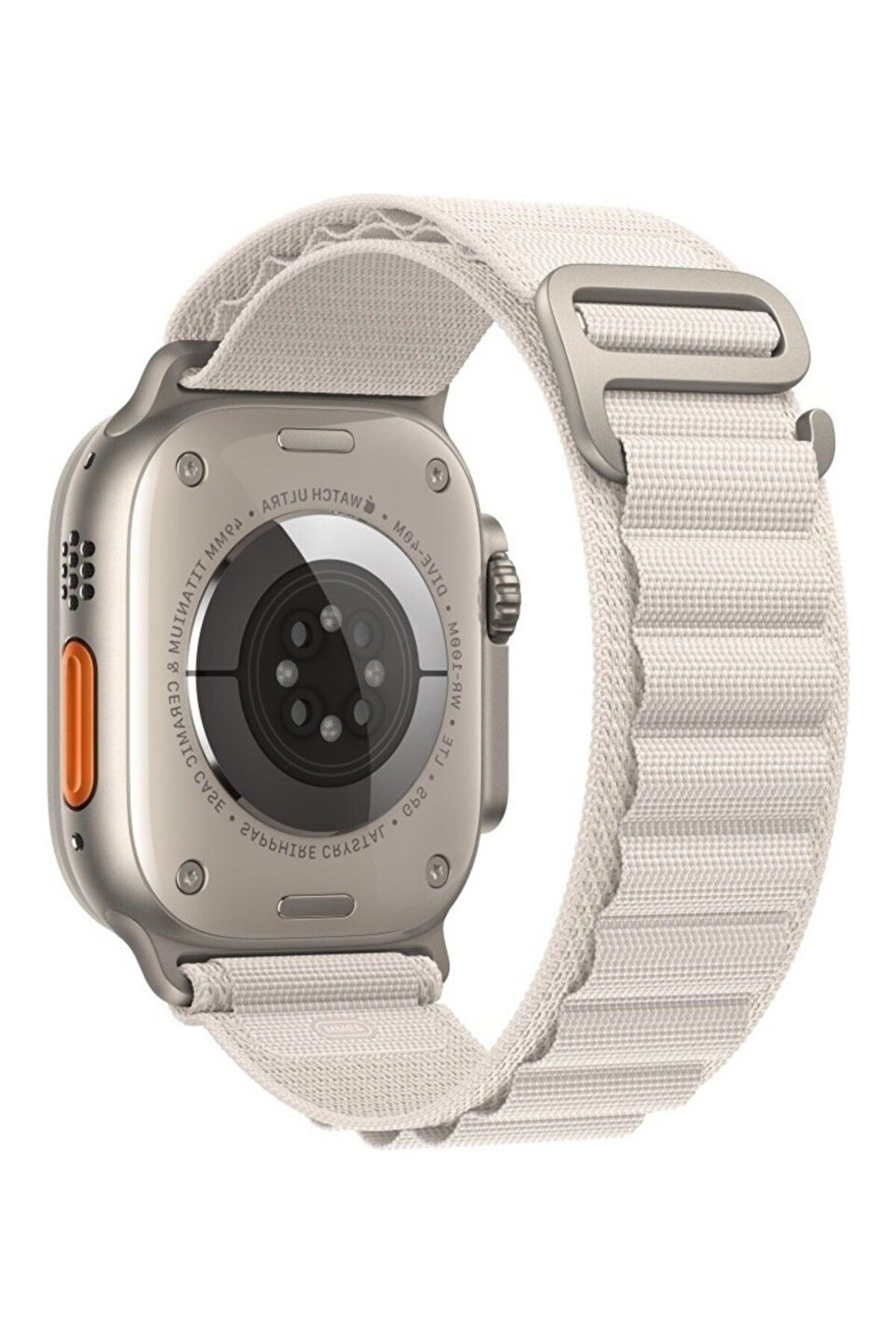 Dmay Apple Watch Seri 1/2/3/4/5/6/7/8/se/ultra 42MM 44MM 45MM 49MM Dikişsiz Kumaş Alpine Loop Kordon