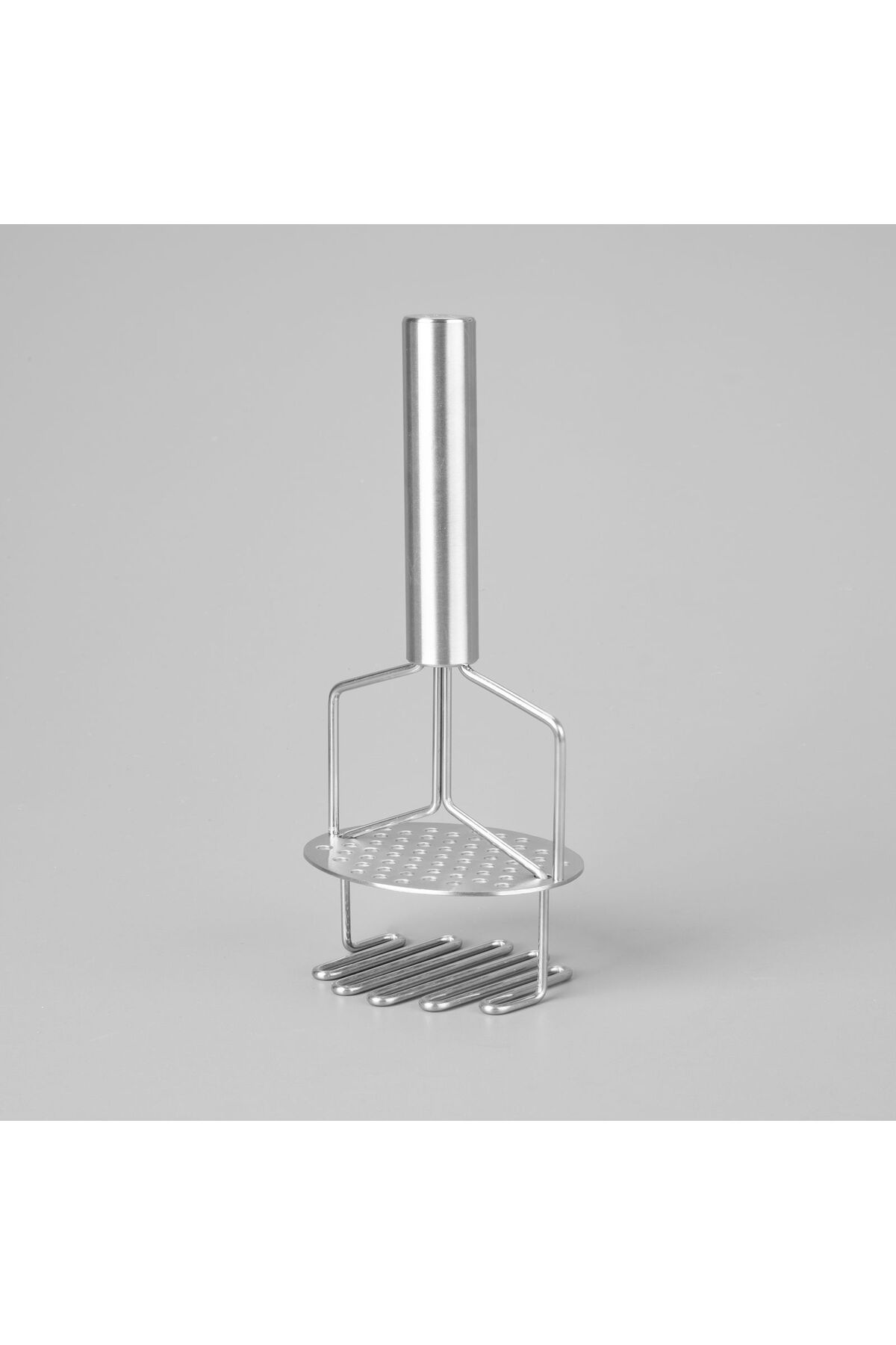 ASPARTAM 2 Katlı Patates Ezici - Gri - 34 cm
