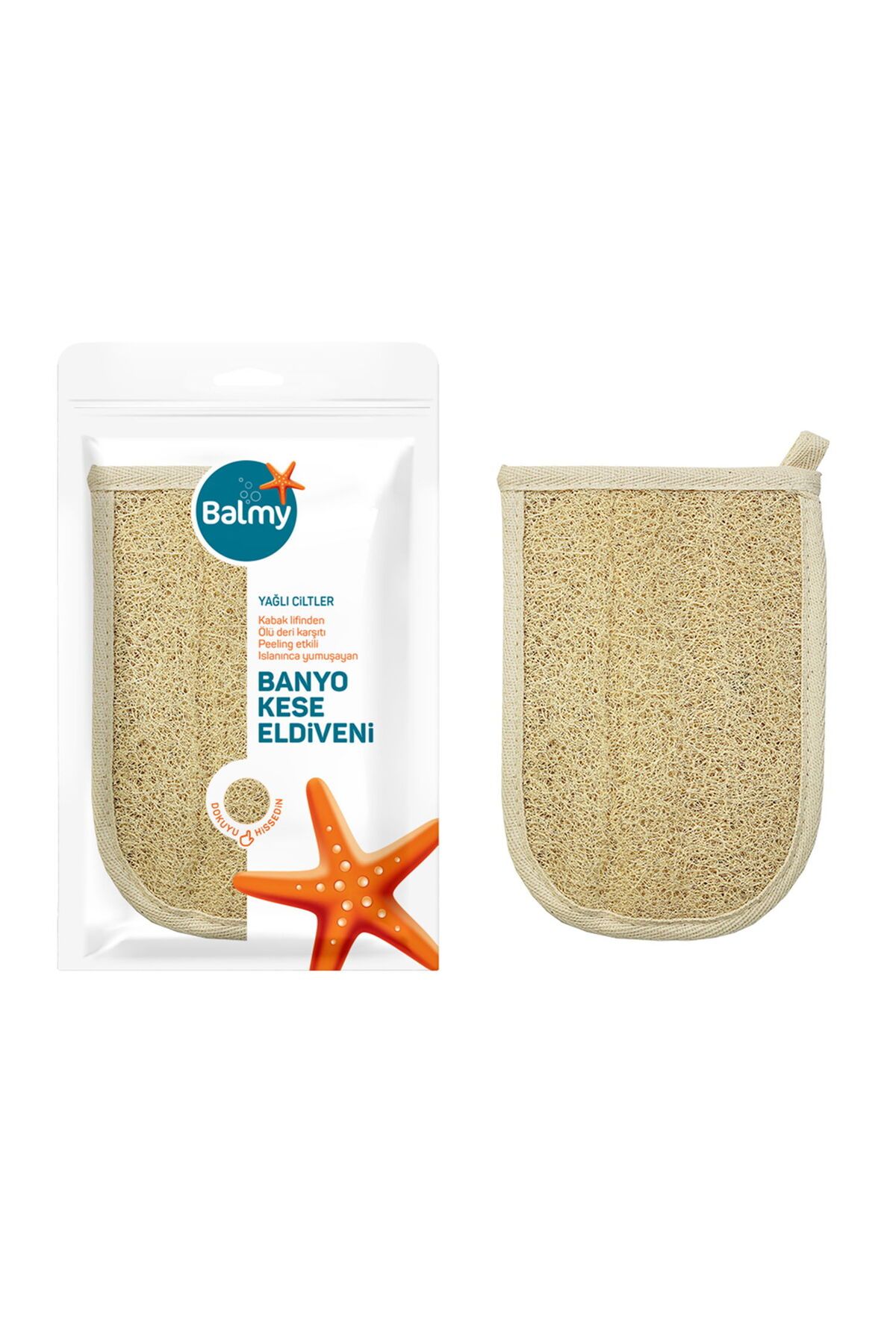 ASPARTAM Balmyy Loofah Havlu Banyo Eldiveni