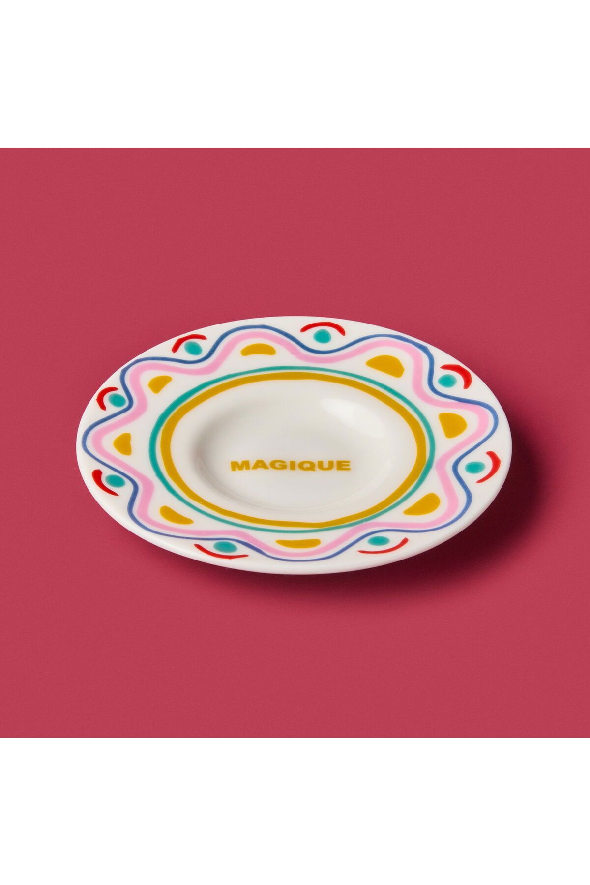 ASPARTAM Kitchen Magique Çay Tabağı - Renkli - 13 cm