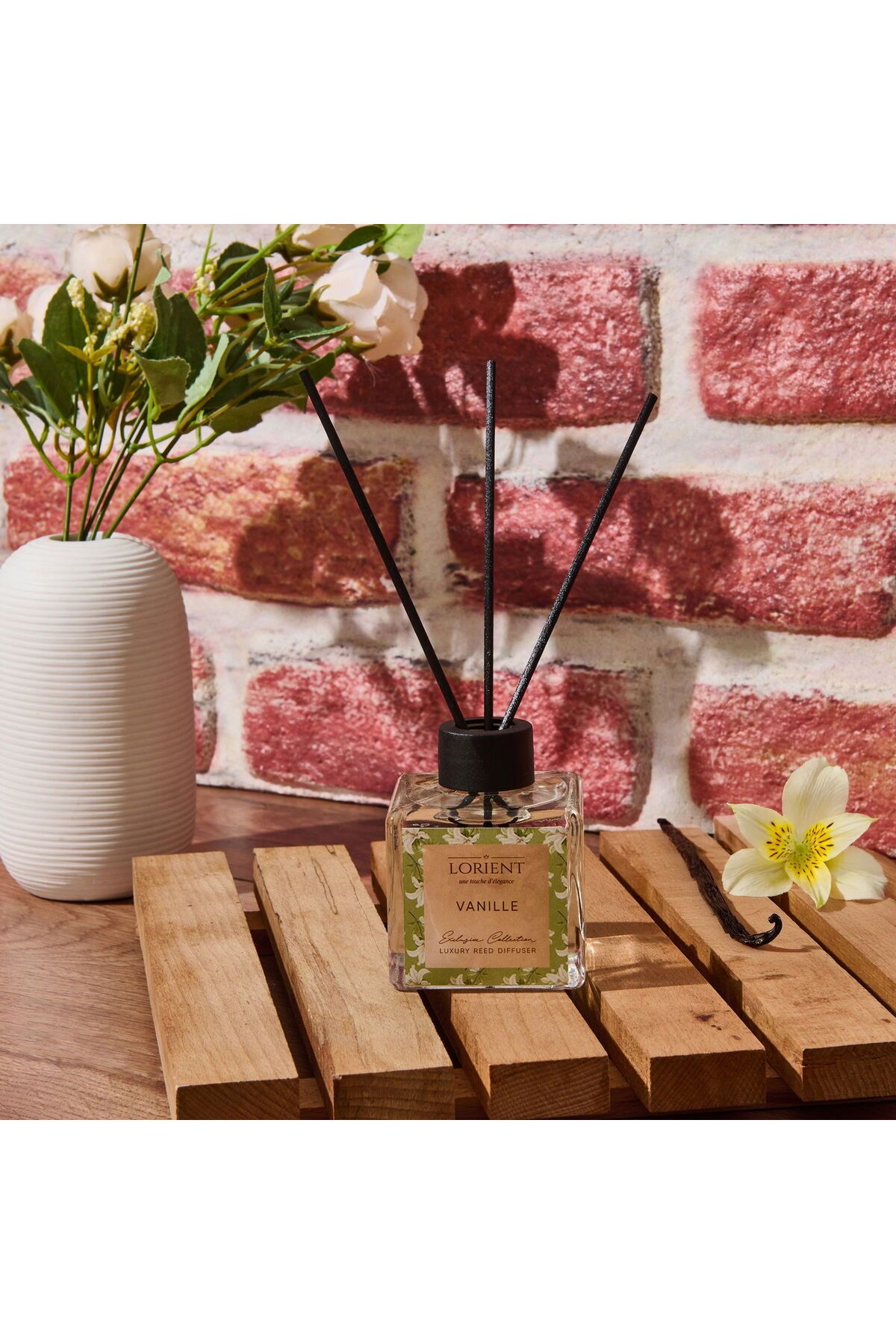 ASPARTAM Lorientt Vanille Luxury Çubuklu Oda Kokusu - Şeffaf - 100 ml