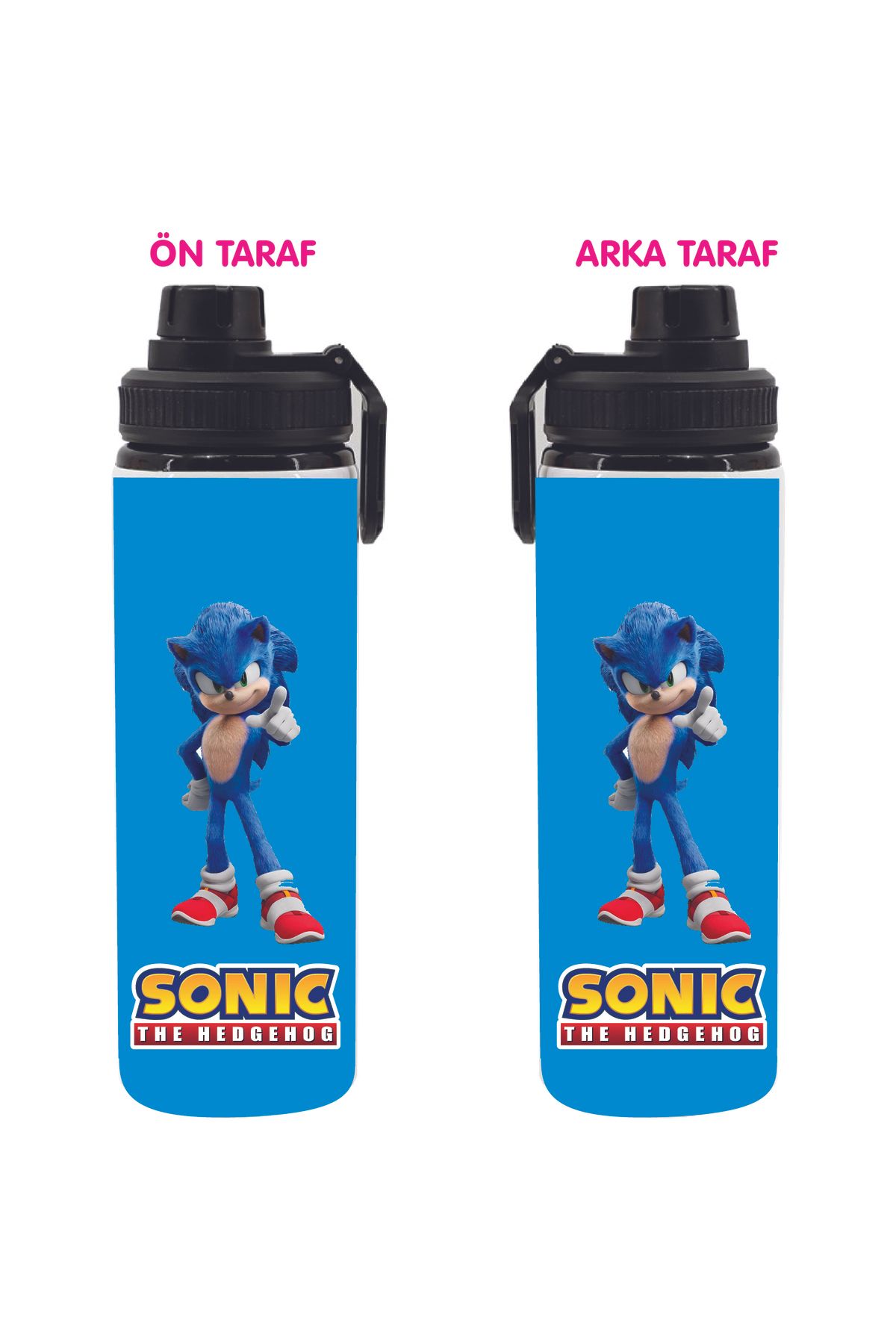DKDZ SHOP Sonic Baskılı Su Matarası 850ml. 001