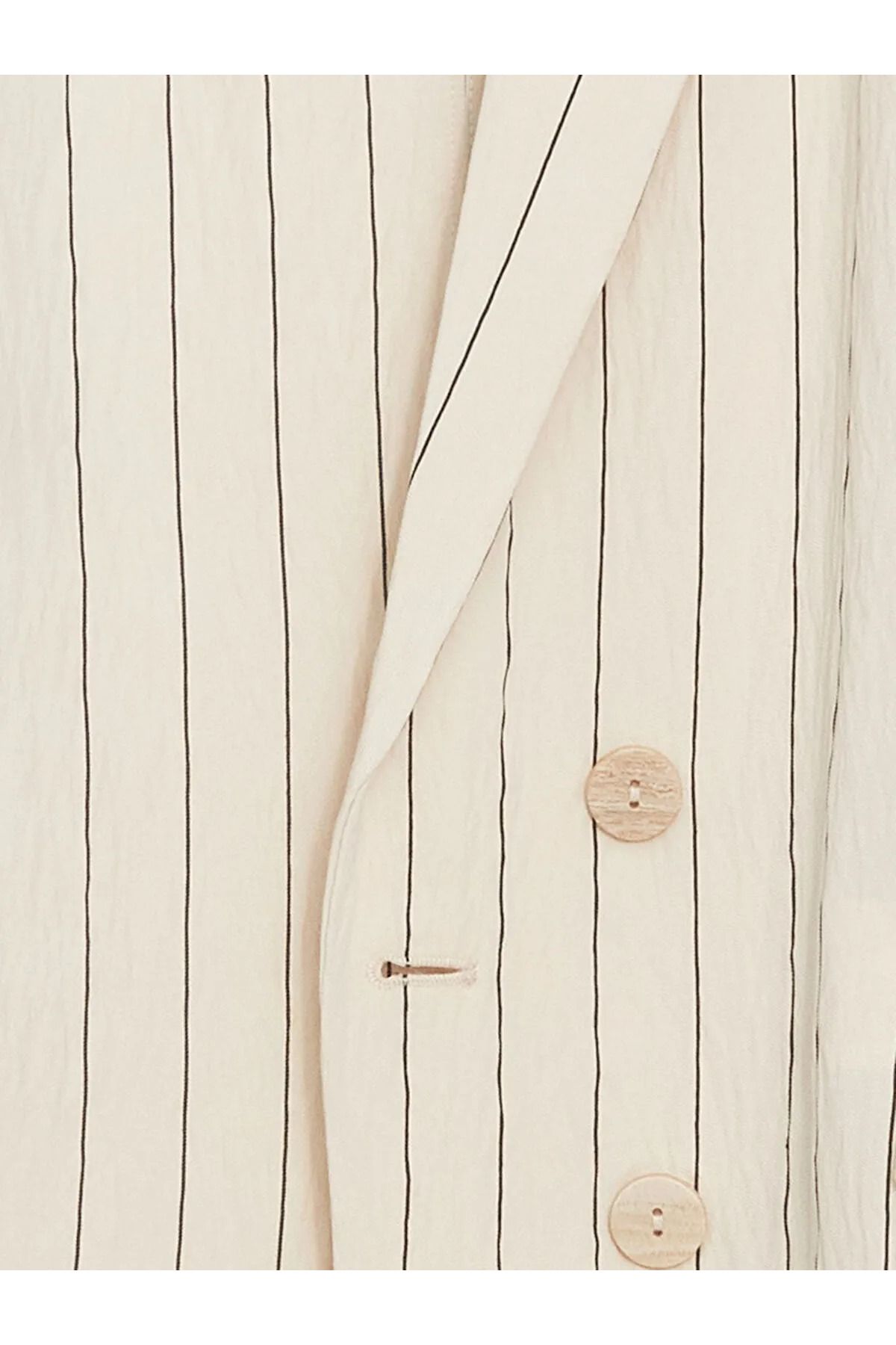 LC Waikiki Çizgili Kadın Blazer Ceket