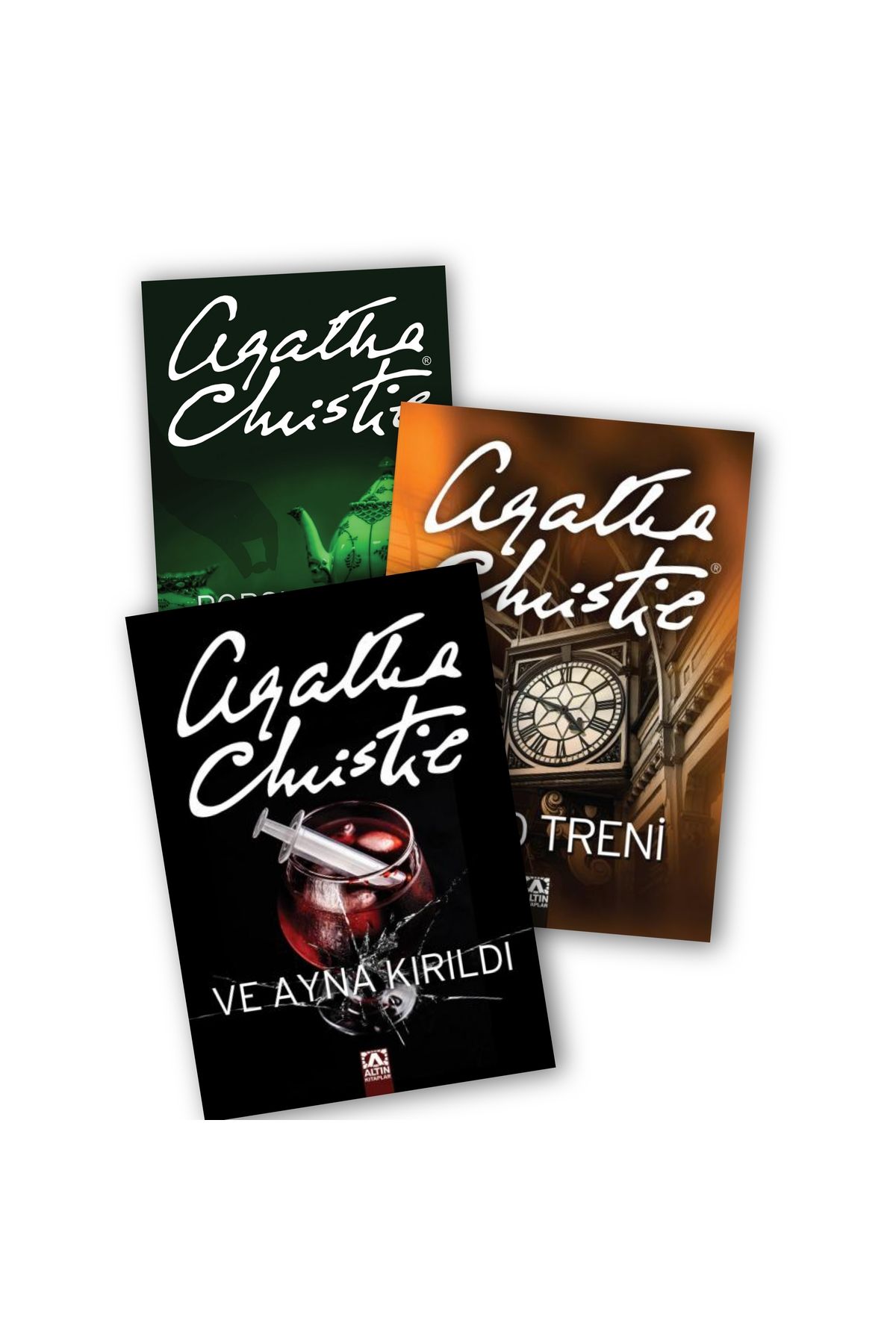 Altın Kitaplar Marple 3. Üçleme Porsuk Ağacı Cinayeti - 16.50 Treni - Ve Ayna Kırıldı Agatha Christie