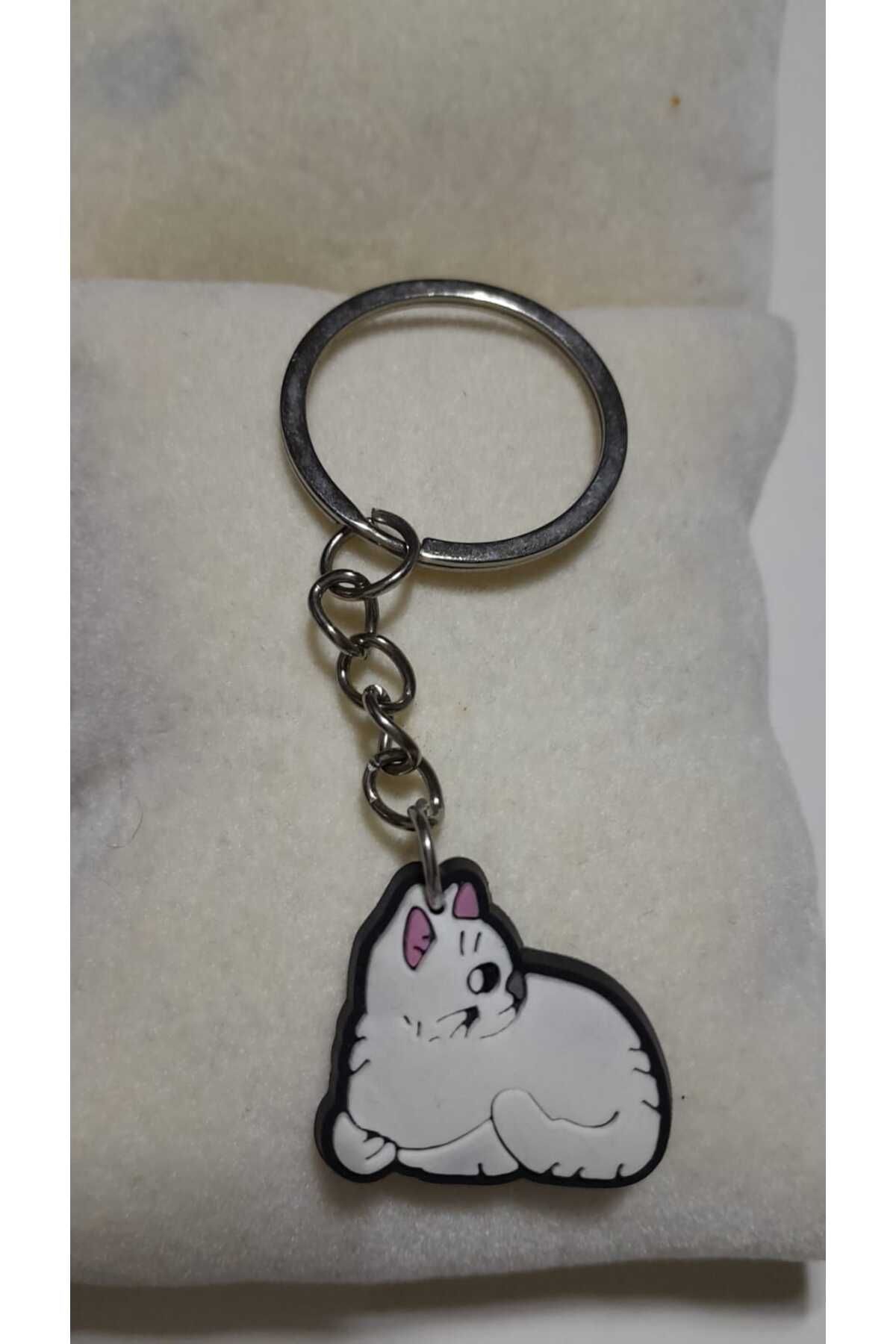 FDCOLLECTİON KEDİ FİGÜRLÜ Anahtarlık Ve Çanta Süsü