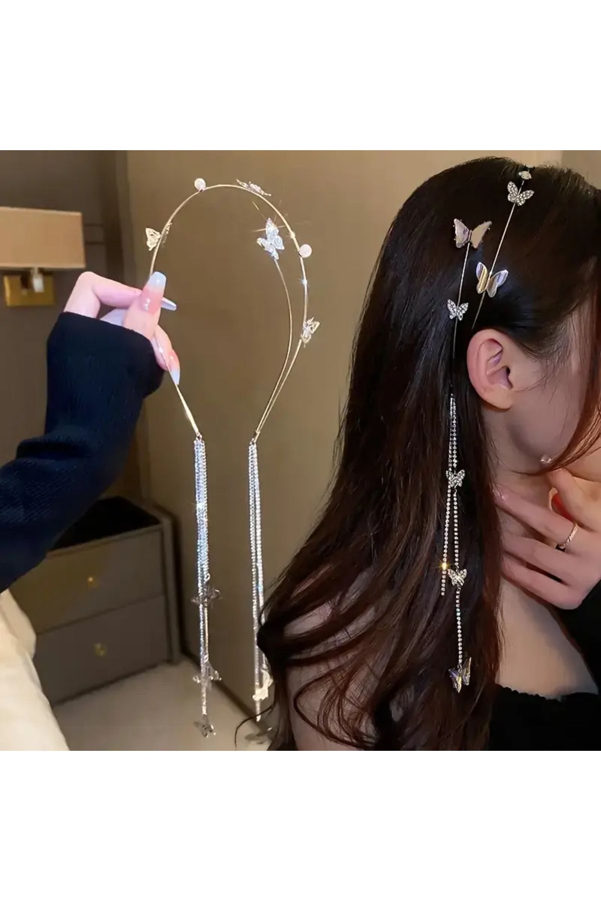 LAVİNYAMJEWELLERY ŞIK KAYMAZ ALAŞIM SAÇ AKSESUSARI