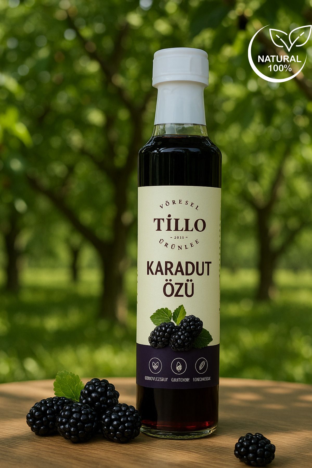 Tillo Yöresel Karadut Özü 700 Gr
