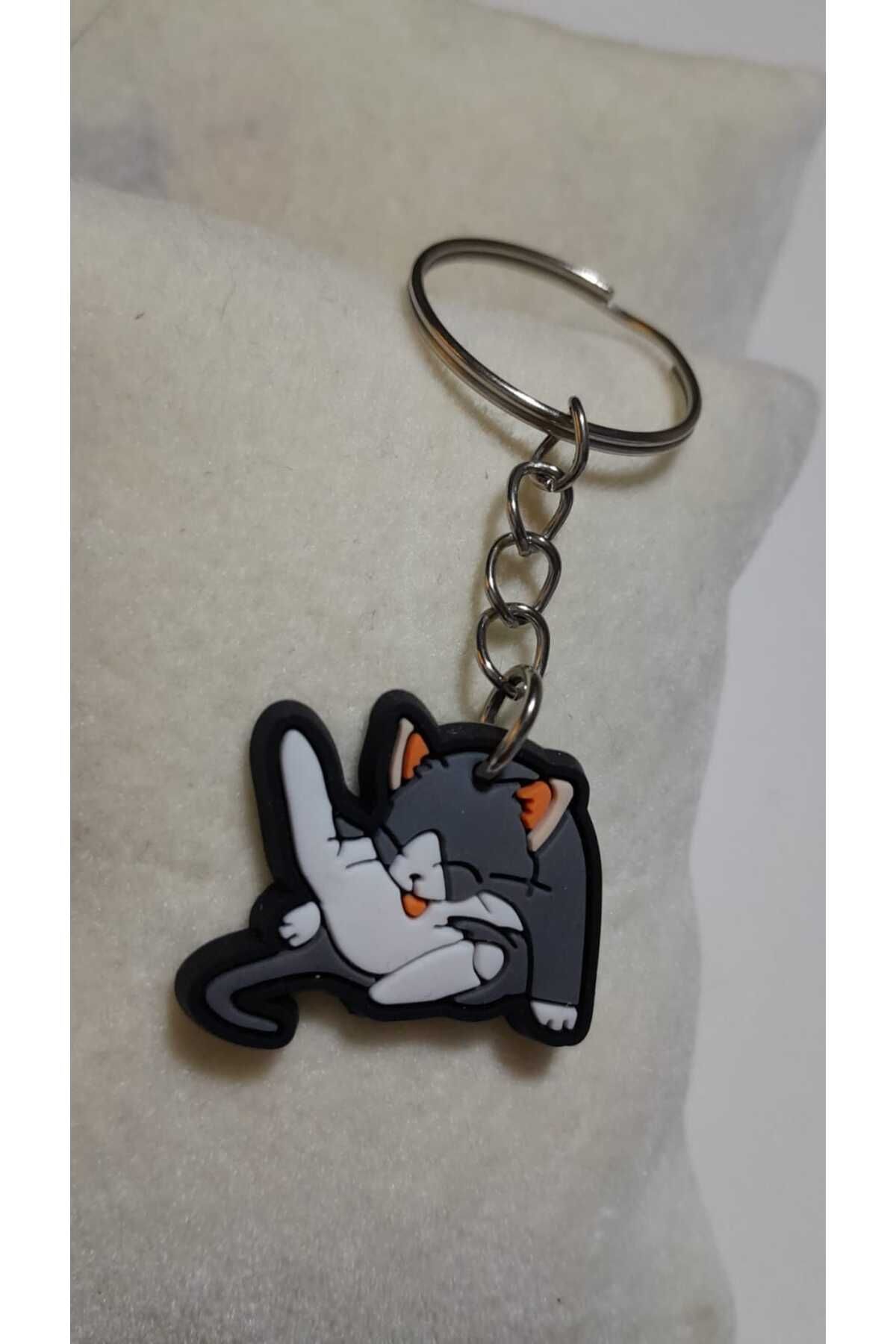 FDCOLLECTİON KEDİ FİGÜRLÜ Anahtarlık Ve Çanta Süsü