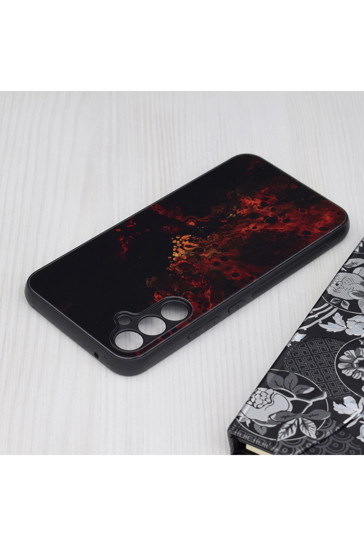 Techsuit-Case for Samsung Galaxy A34 5G - Techsuit Glaze Series - Red Nebula 4