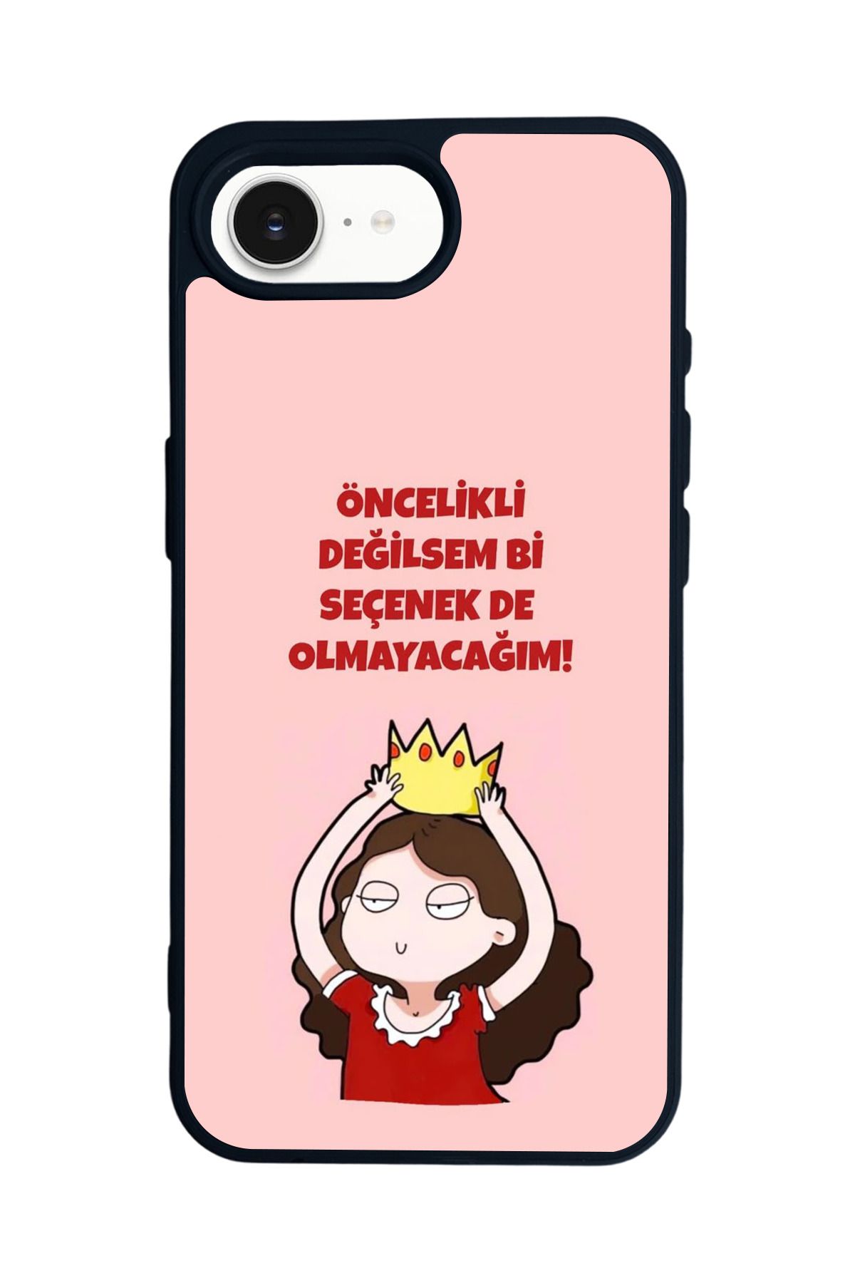 BGAKSESUAR Apple iPhone 16E Siyah Silikon Kılıf Çiziklere ve Darbelere Karşı Koruma