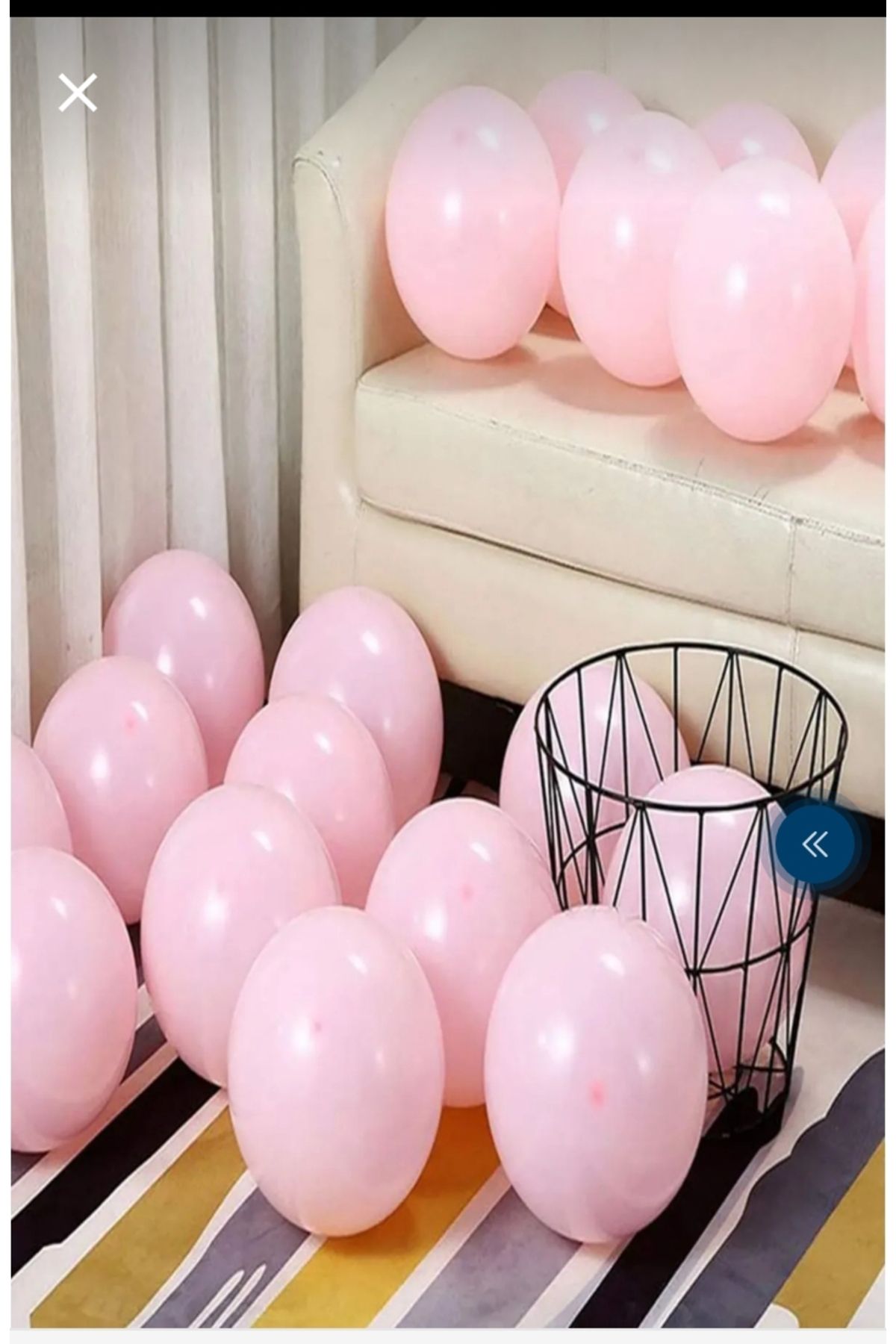 Brassis Pembe Balon 5 Inç 10 Adet Doğum Günü Parti Özel Hediyelik