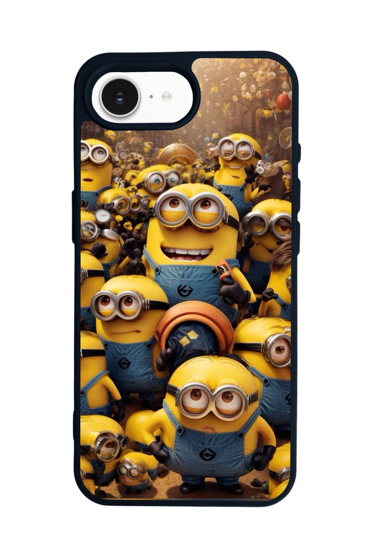 BGAKSESUAR Apple iPhone 16E Siyah Silikon Kılıf Çiziklere ve Darbelere Karşı Koruma