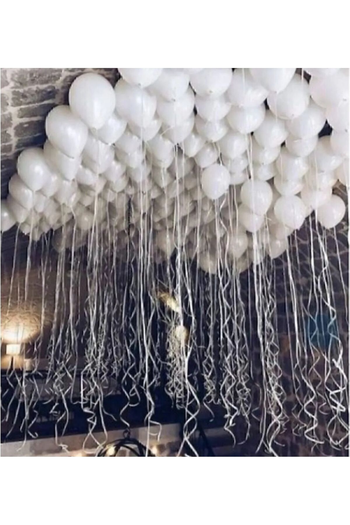 Brassis Beyaz Balon 5 Inç 10 Adet Doğum Günü Parti Özel Hediyelik