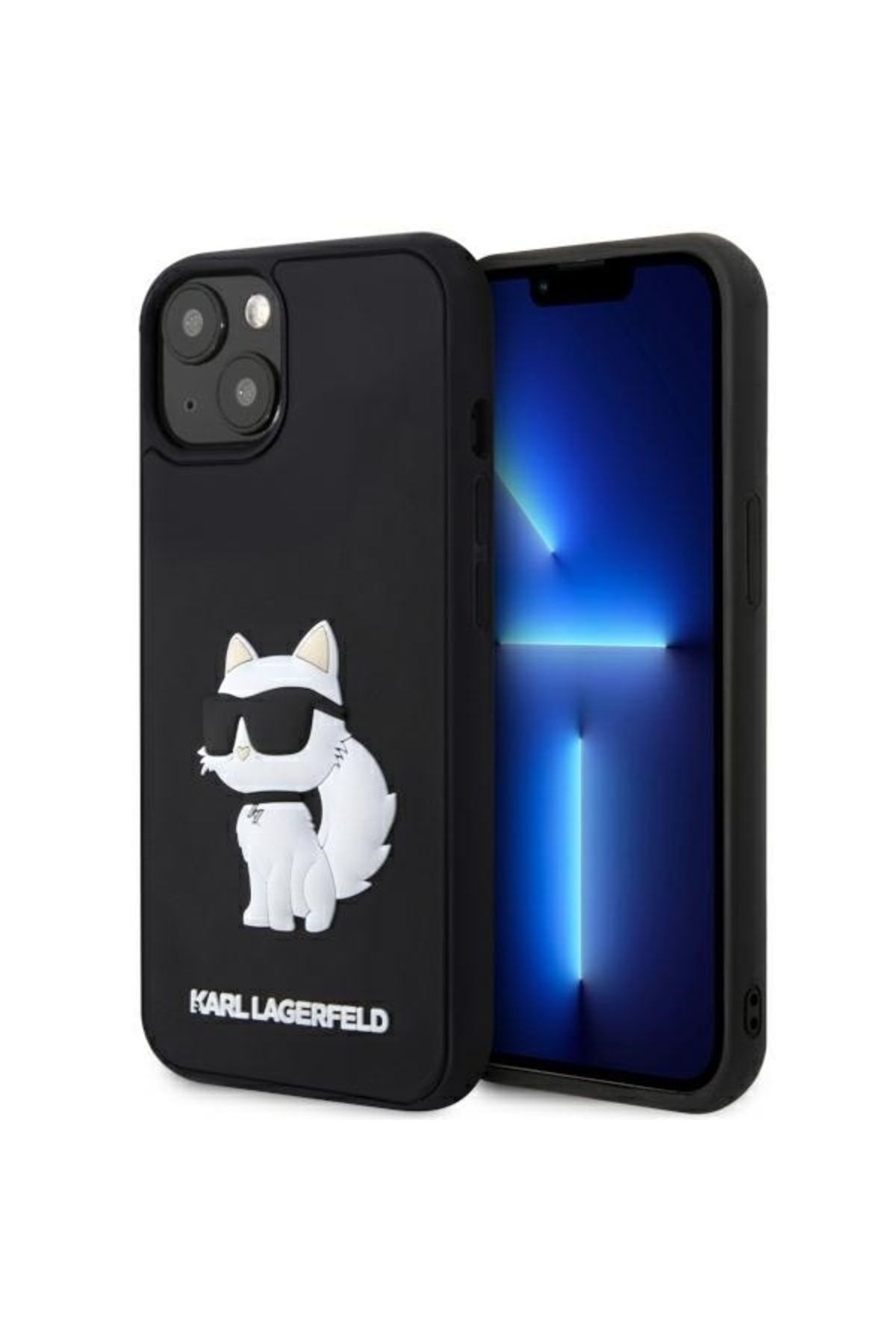 Karl Lagerfeld Carcasă Pentru Iphone 14 Plus - Karl Lagerfeld 3d Design (klhcp14m3drkhnk) - Cauciuc Choupette - One Size