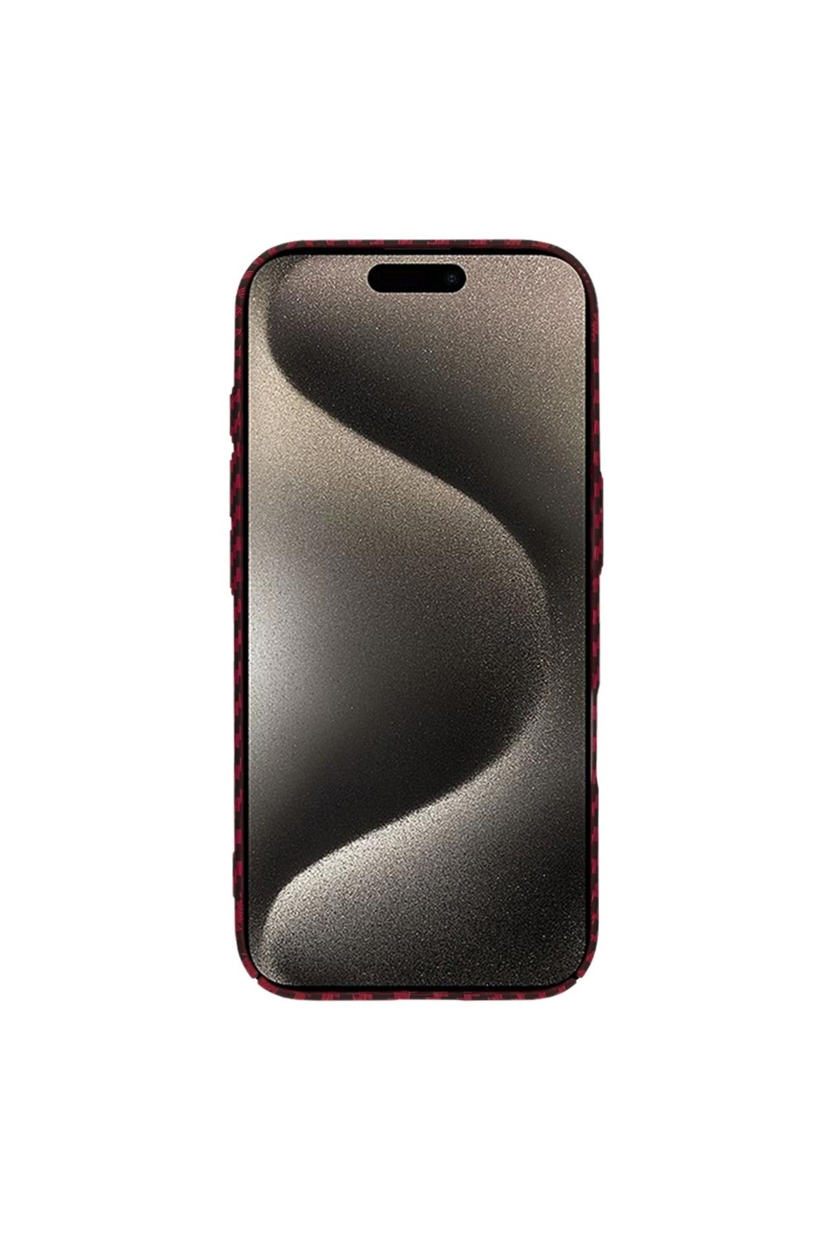 Techsuit-Husă pentru iPhone 15 Pro Max - Techsuit Carbonite FiberShell - Roșu 2