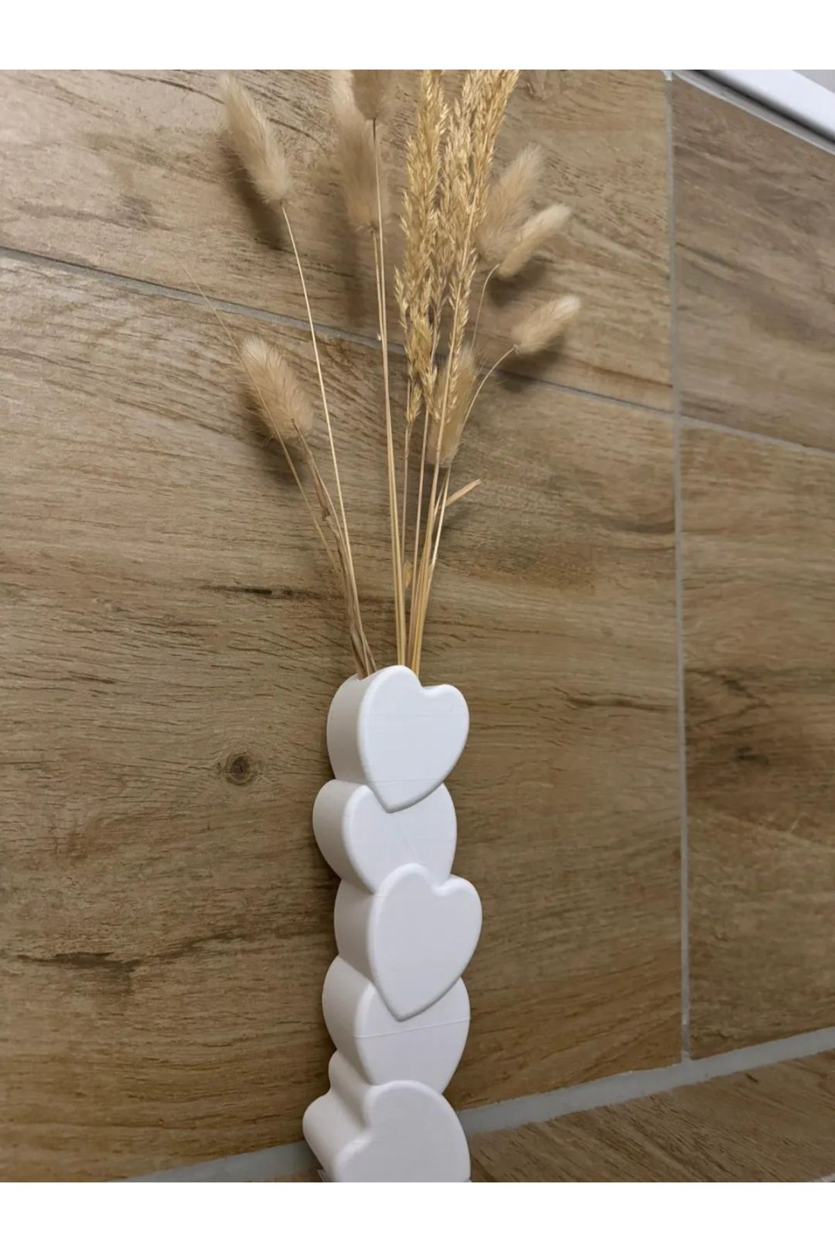 Talha Kalp Şeklinde Minimalist Vazo Kalp Kulesi