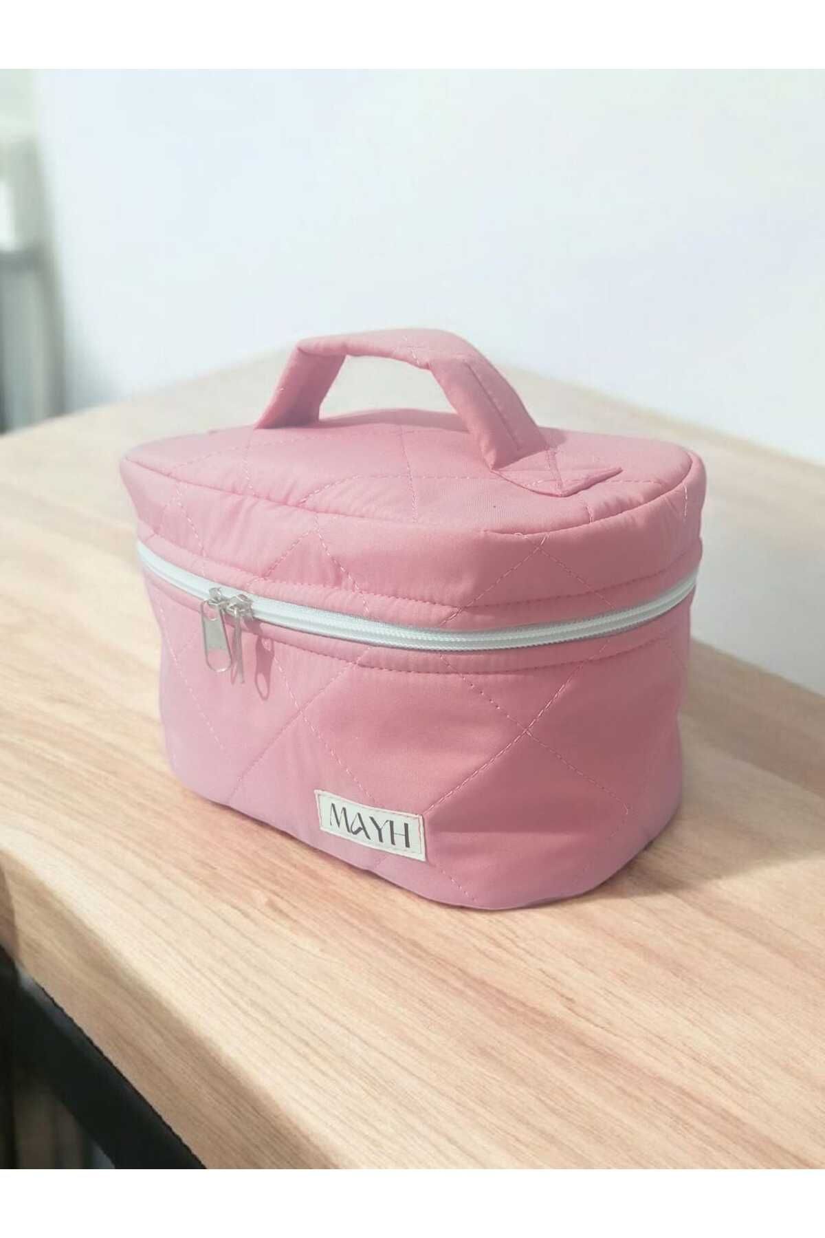 MAYH makyaj çantası - organizer pembe