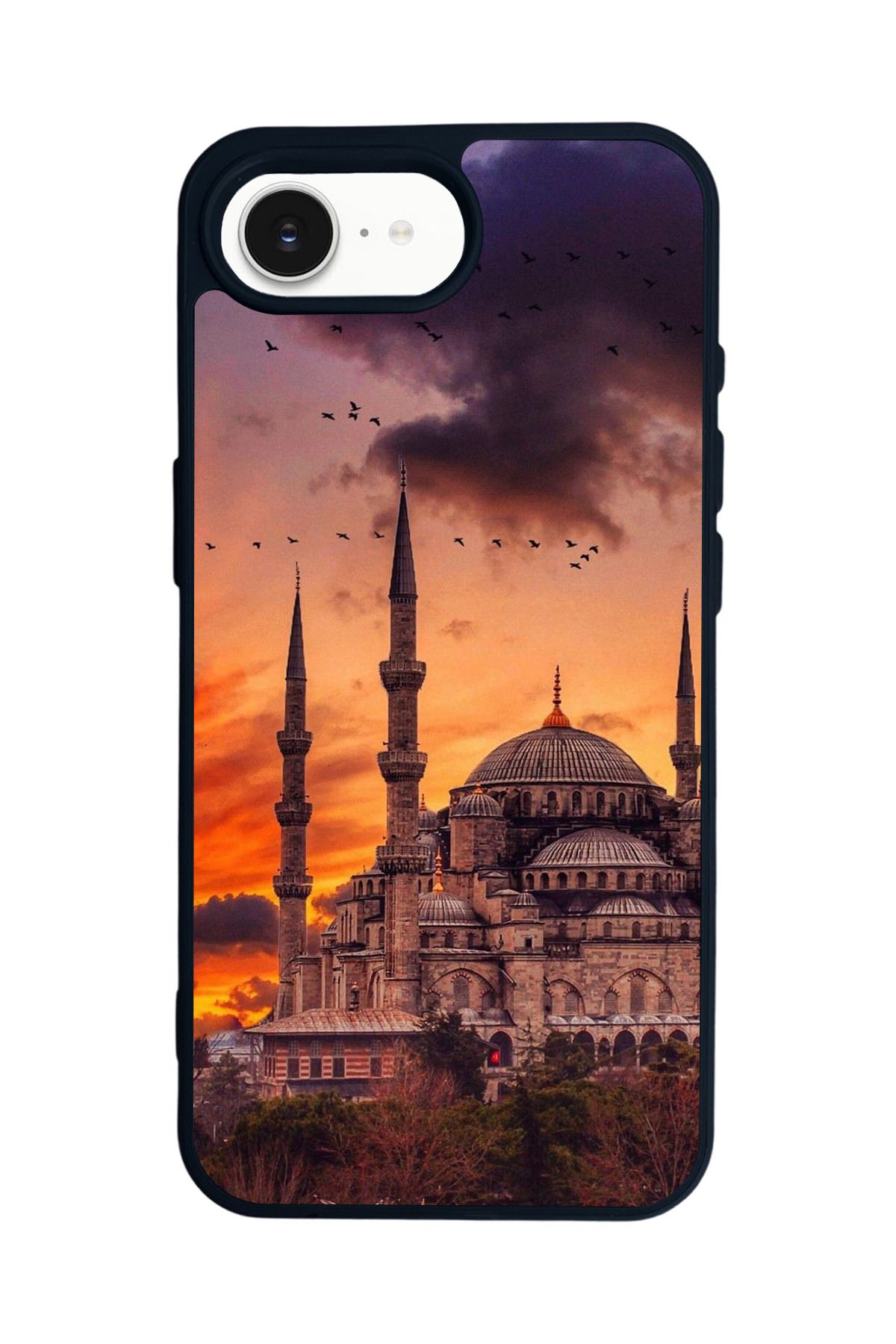 BGAKSESUAR Apple iPhone 16E Siyah Silikon Kılıf Çiziklere ve Darbelere Karşı Koruma